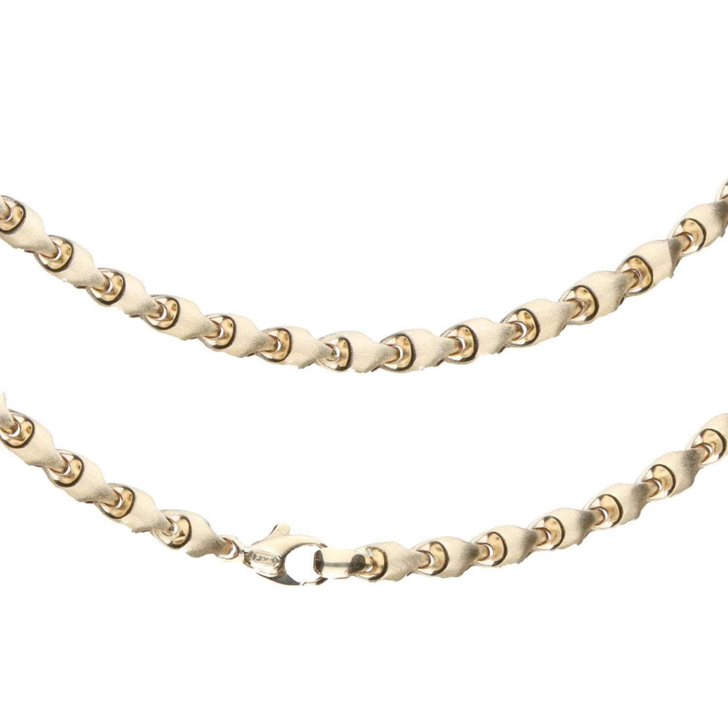 JB Edle Goldkette Fantasiekette 585 14 K Gelbgold 45 cm
