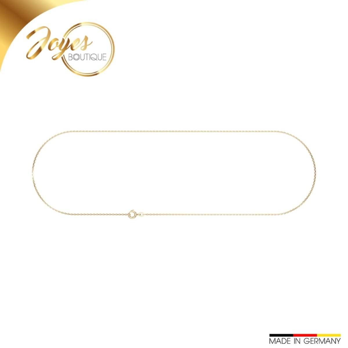 JB Edle Goldkette Ankerkette 585 - 14 Kt Gold 1,5 mm 38 cm