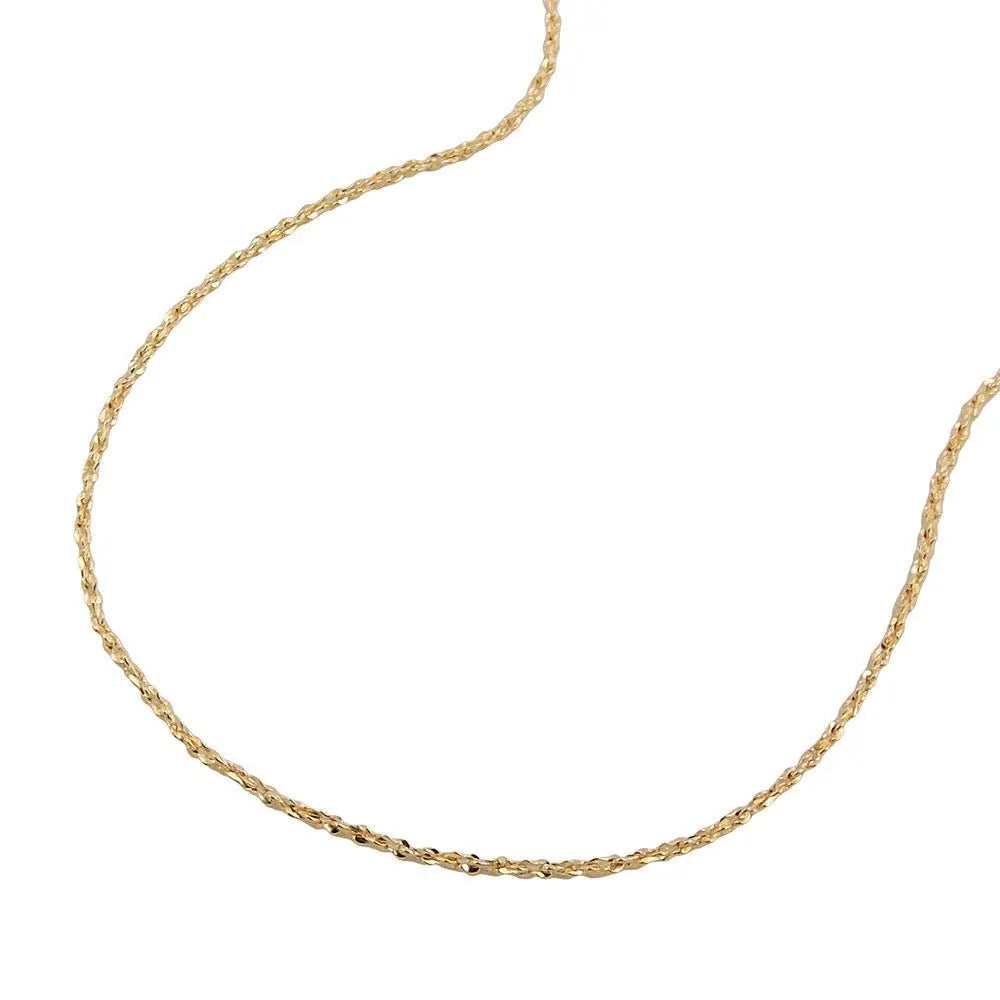 Kette 0,6mm Fantasie - Muster gedreht 14Kt GOLD