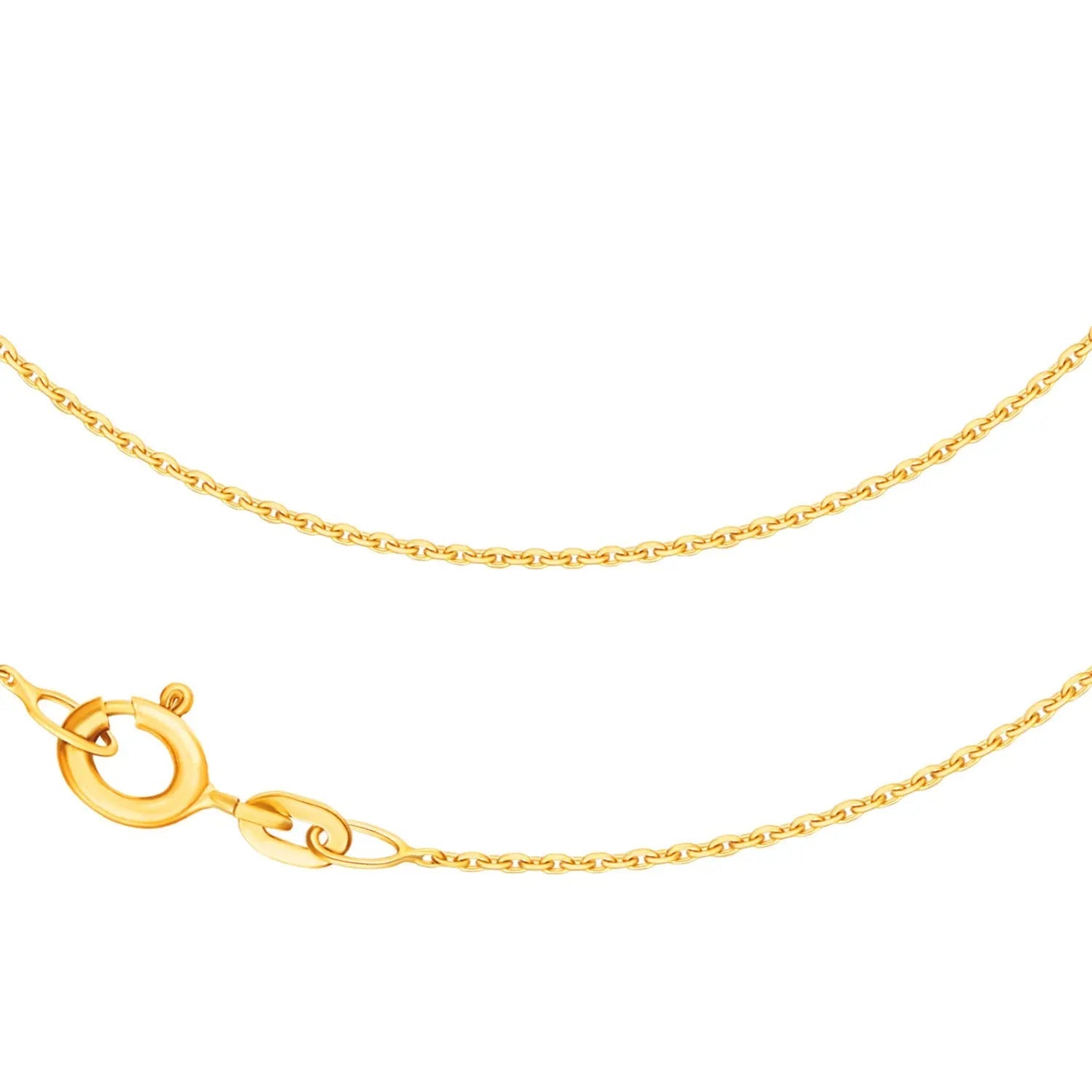 Ankerkette Diamantiert 1,3 MM 333er Gold 18411240