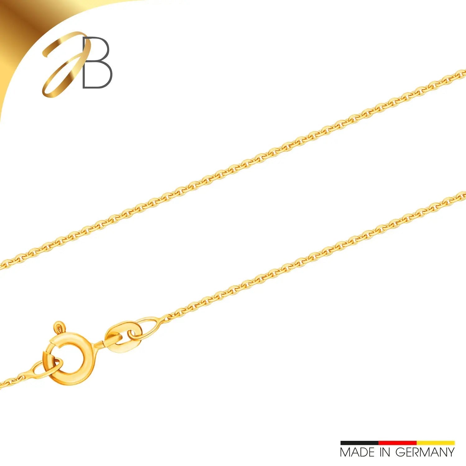 Ankerkette Diamantiert 1,3 MM 333er Gold 18411240