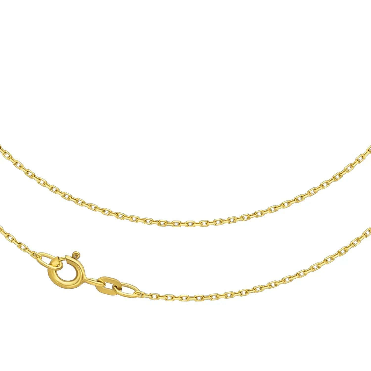 Ankerkette Diamantiert 1,3 mm 375er Gold 18399277