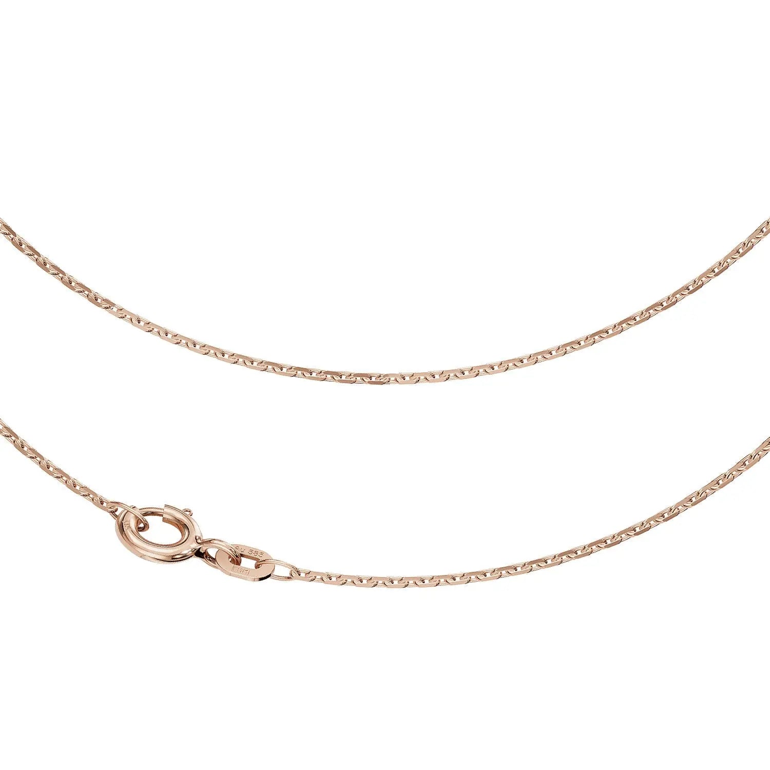 Ankerkette diamantiert 1,3 mm 585er Gold 909833