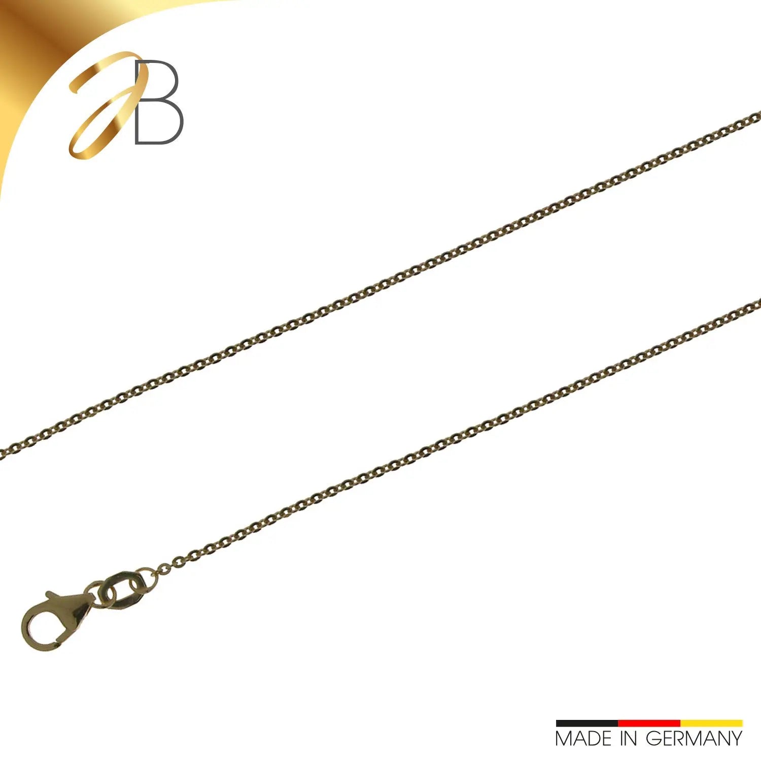 Ankerkette Flach 1,2 mm 375er Gold 18399233