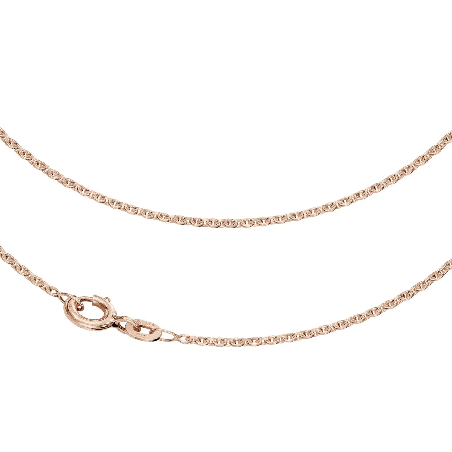 Ankerkette rund 1,5 mm 585er Gold 909855