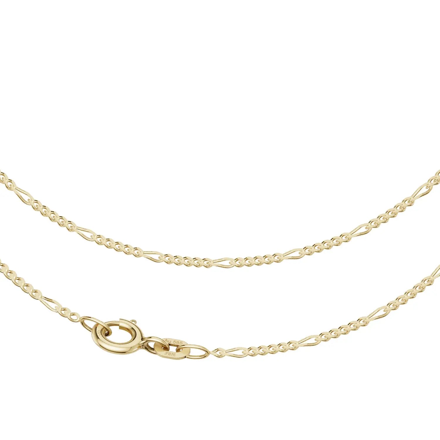 Figarokette 1,5 mm 585er Gold 91577