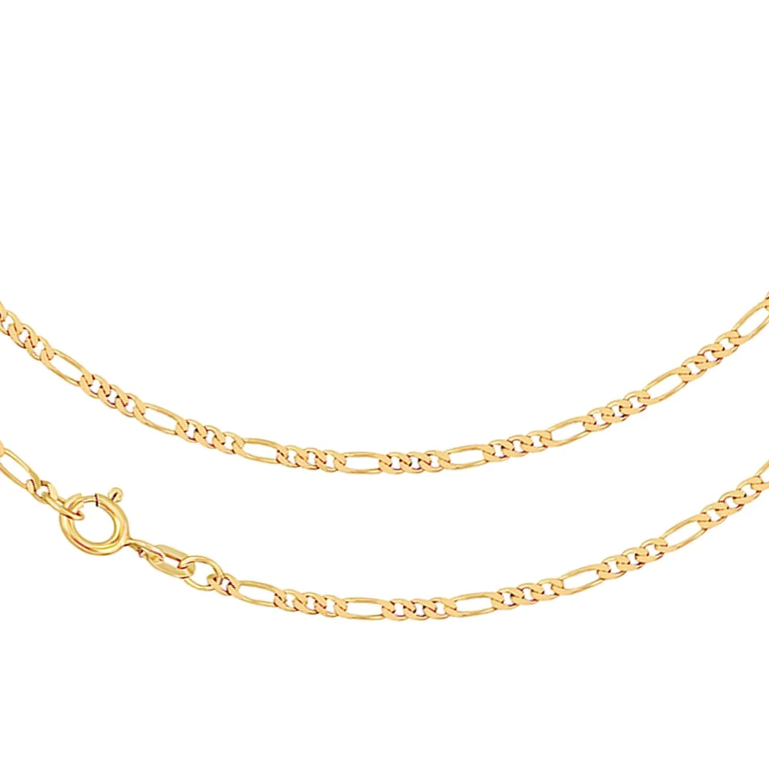Figarokette 2,2 mm 585er Gold 91677