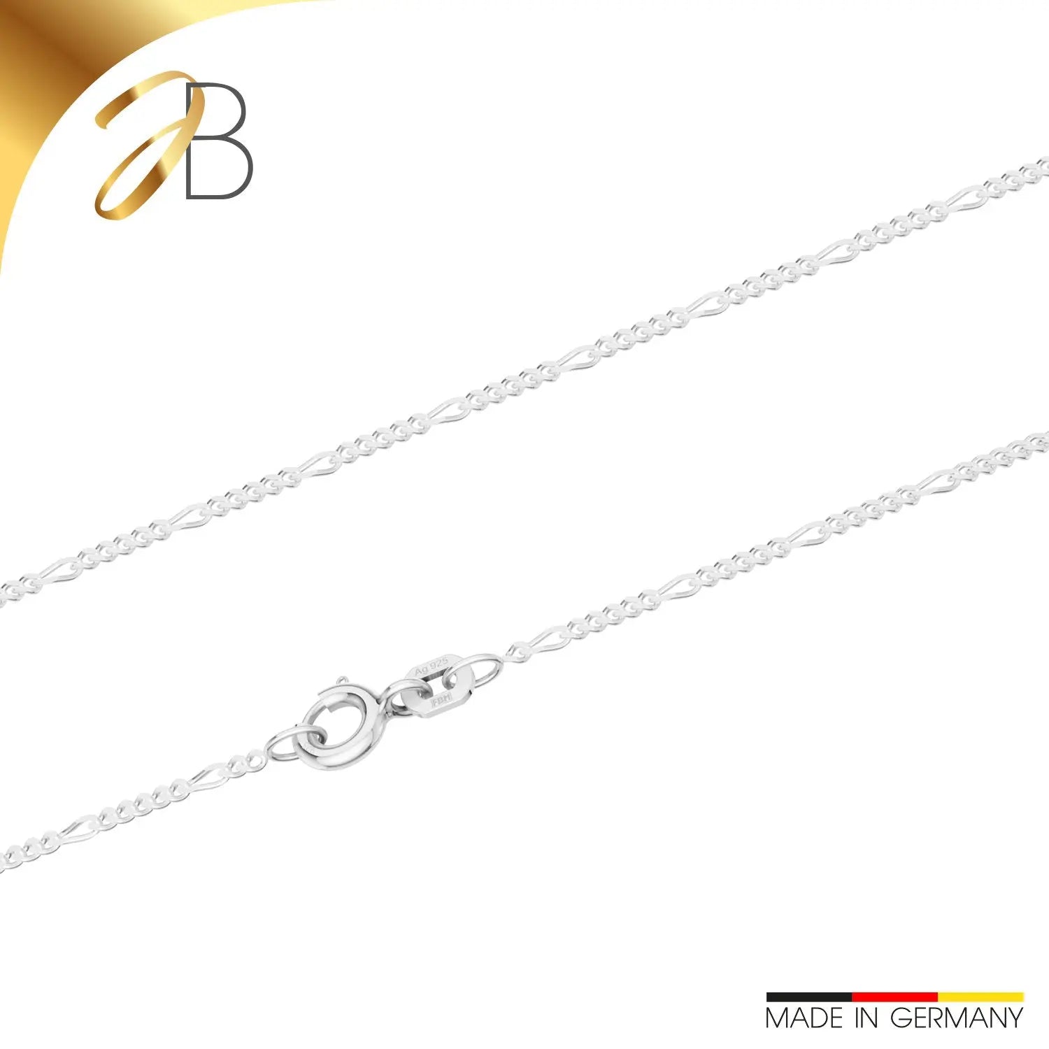 Figarokette Diamantiert 1,5 MM 925er Silber 18411480