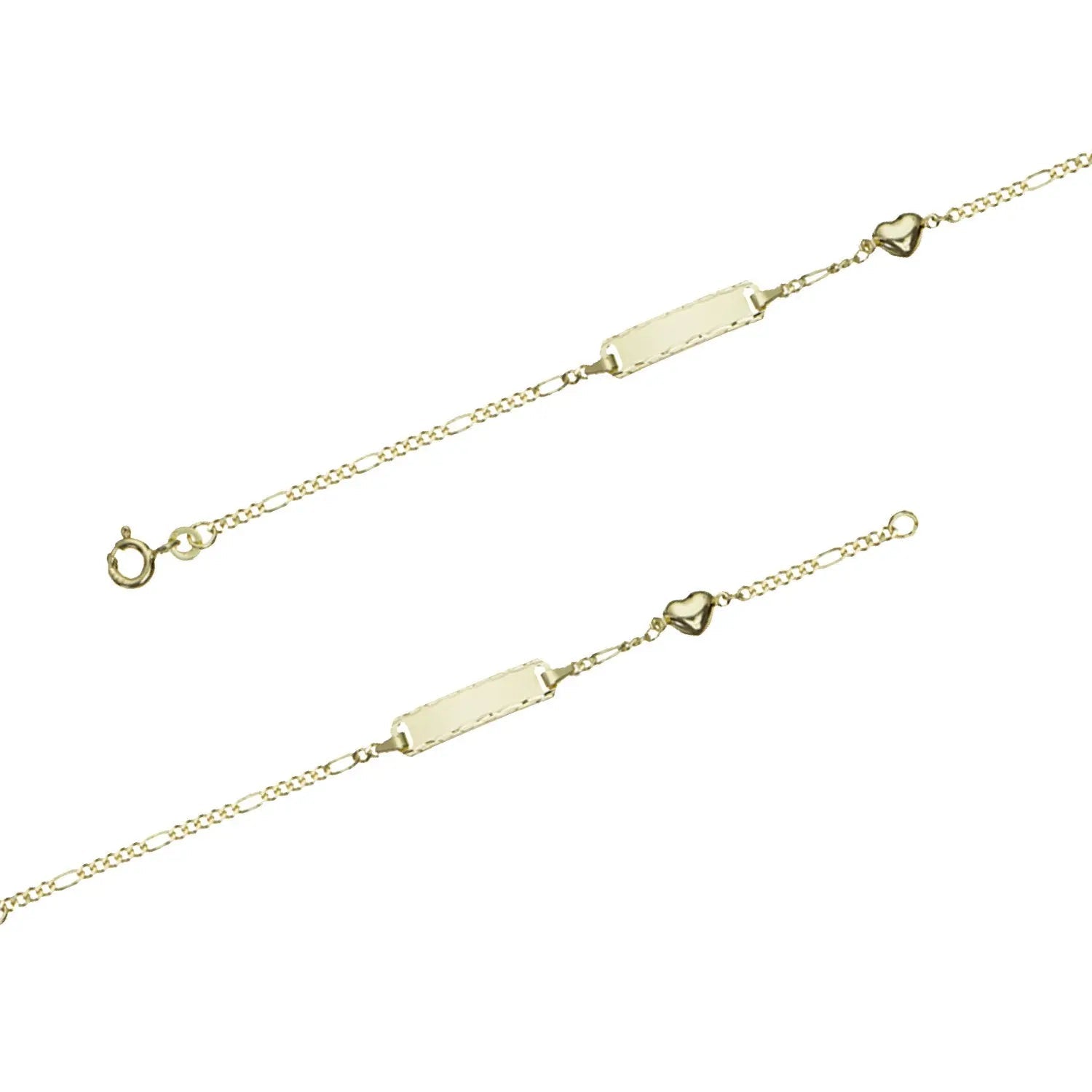 Figarokette Diamantiert 1,8 MM 333er Gold 908377