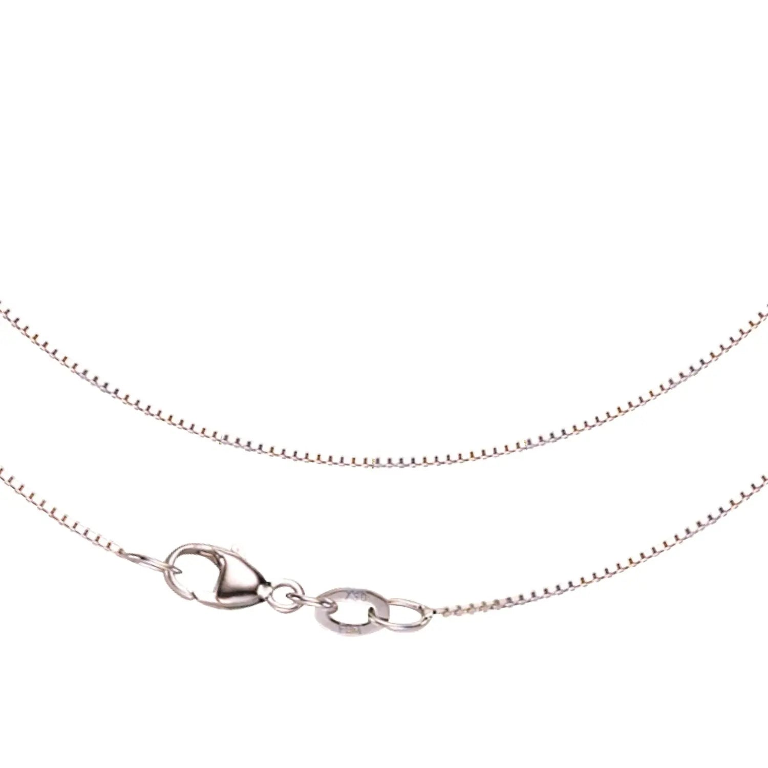 JB Collier Ankerkette 0,7 mm 750 Weißgold 36 - 60 cm