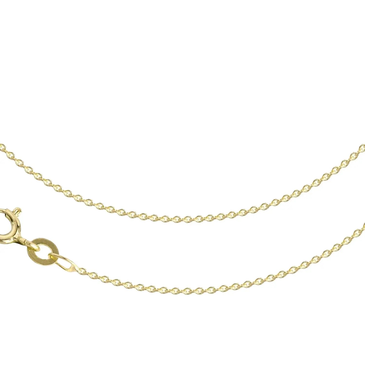 JB Collier Ankerkette 0,8 mm 585 Gelb - Rot - & Weißgold 38 - 50 cm