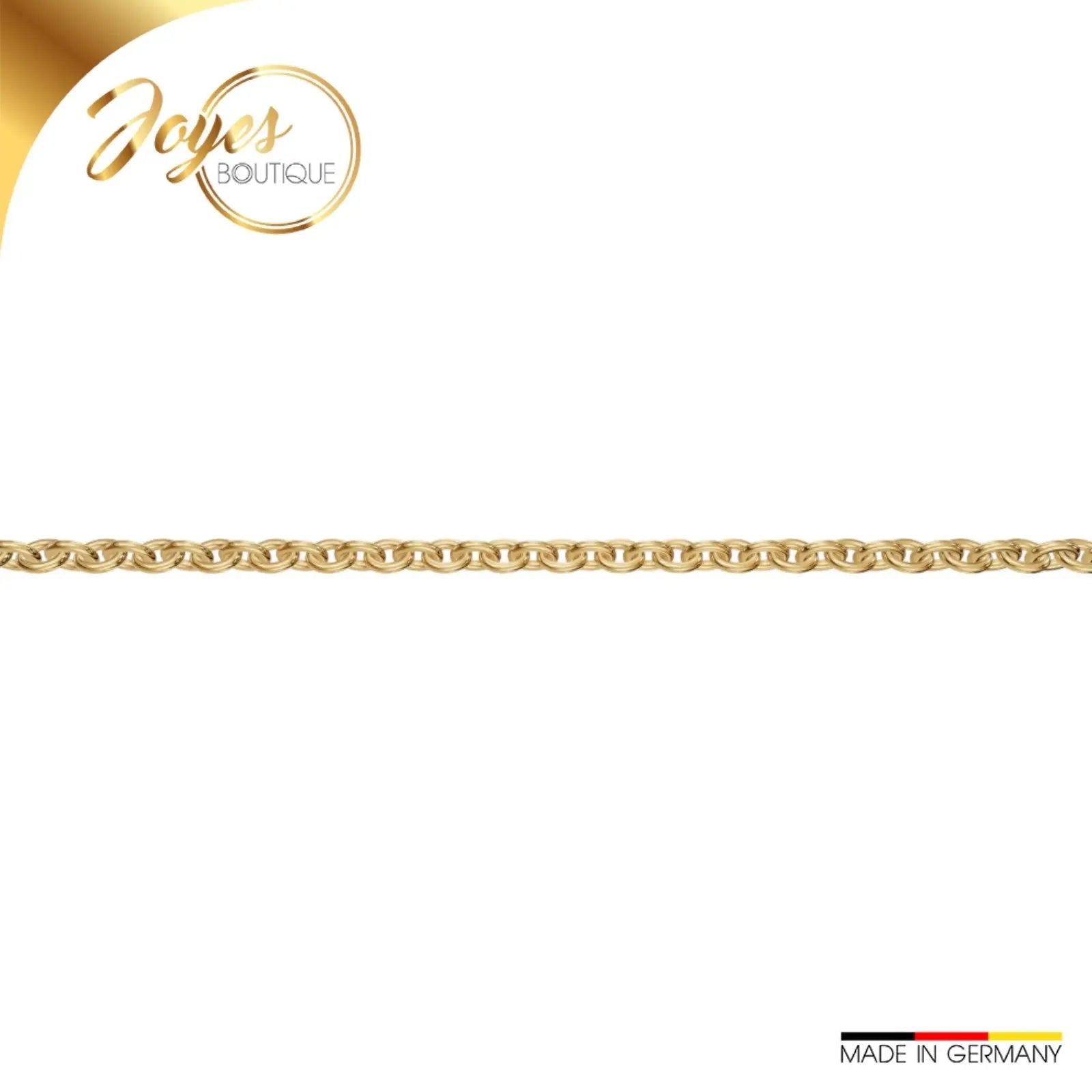 JB Collier Ankerkette 0,8 mm 585 Gelbgold 40 - 65 cm
