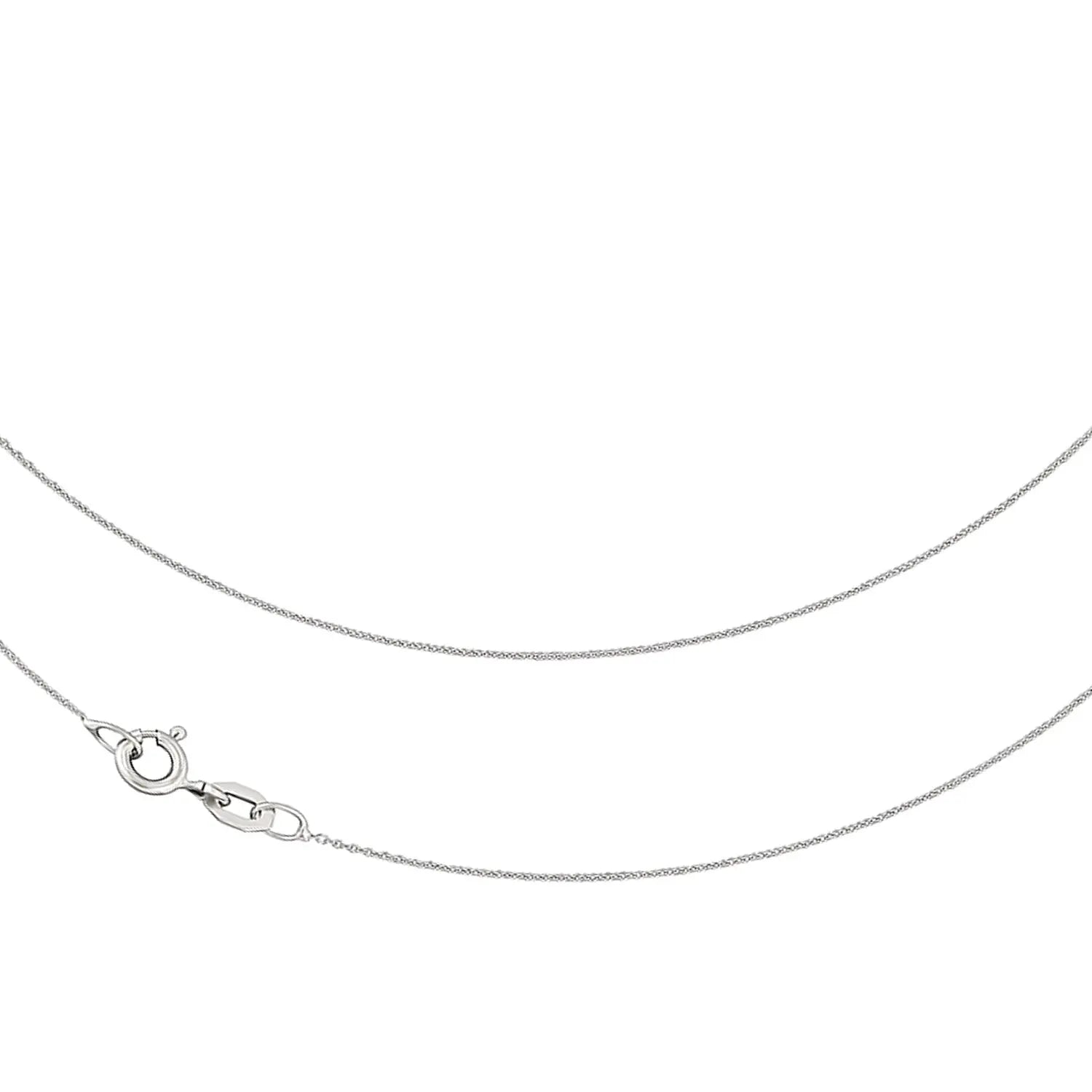 JB Collier Ankerkette 0,8 mm 750 Weißgold 36 - 60 cm