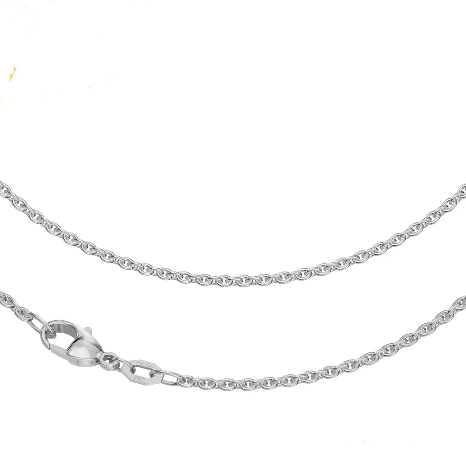 JB Collier Ankerkette 2,0 mm 750 Weißgold 36 - 60 cm