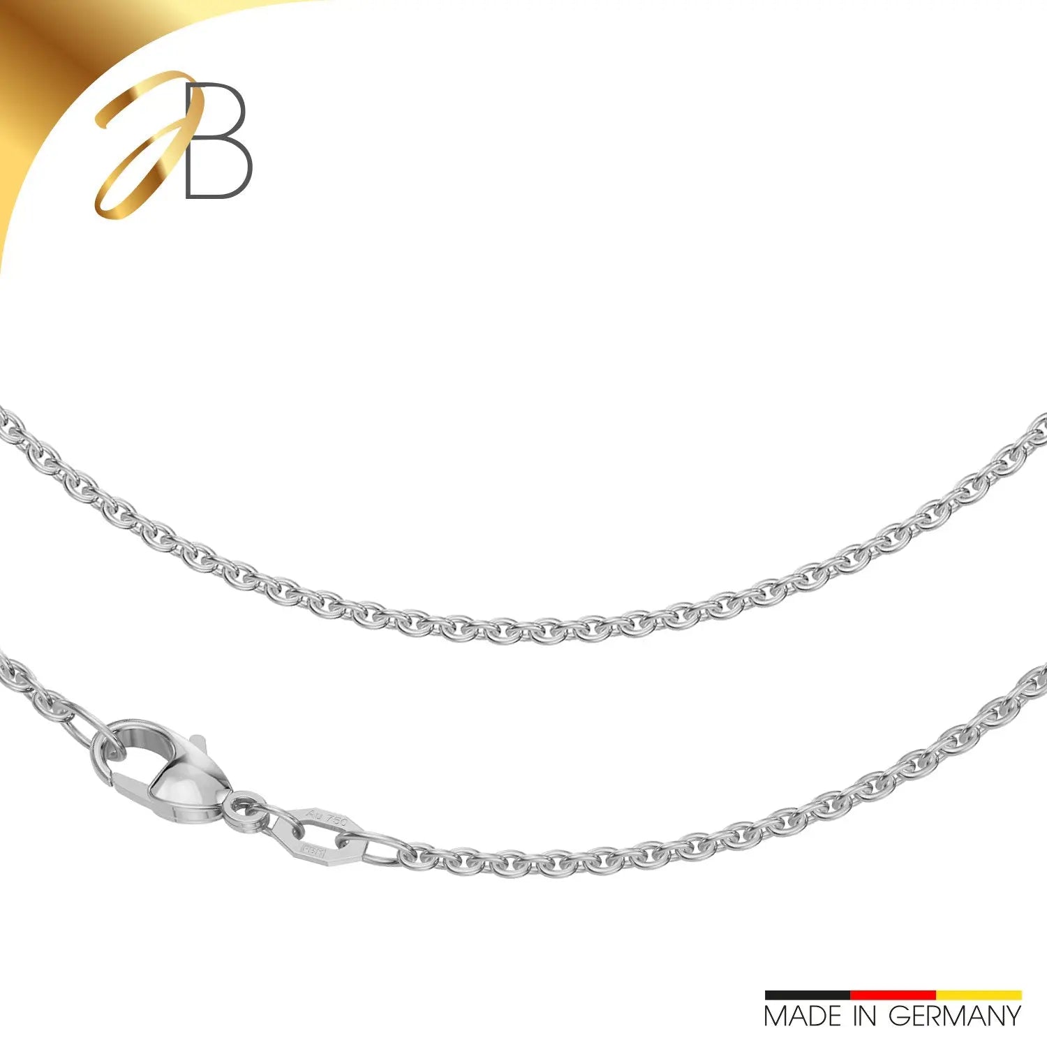 JB Collier Ankerkette 2,0 mm 750 Weißgold 36 - 60 cm