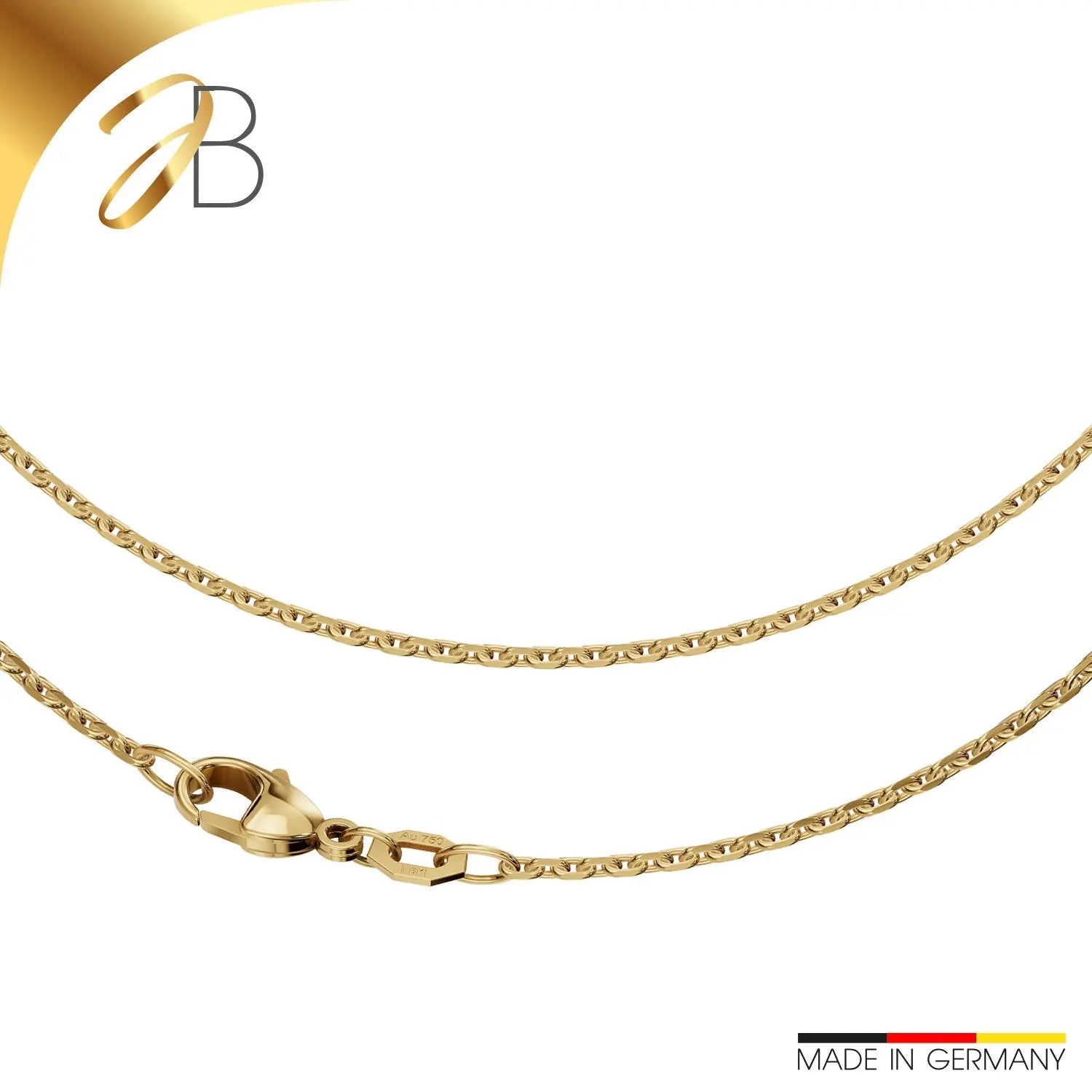 JB Collier Ankerkette rund 1,7 mm 750 Gelbgold 36 - 60 cm