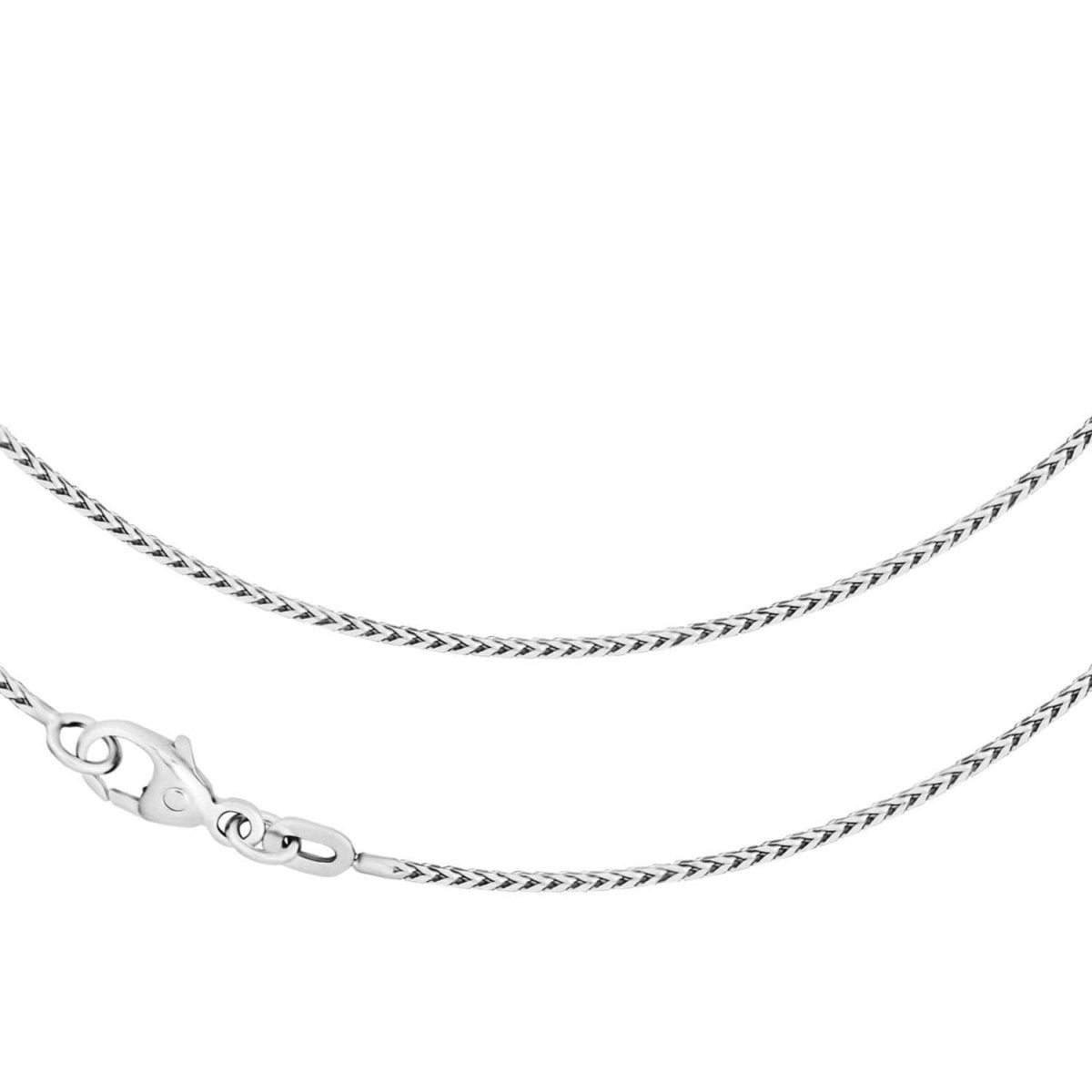 JB Collier Bingokette 1,0 mm 585 Weißgold in Top Qualität