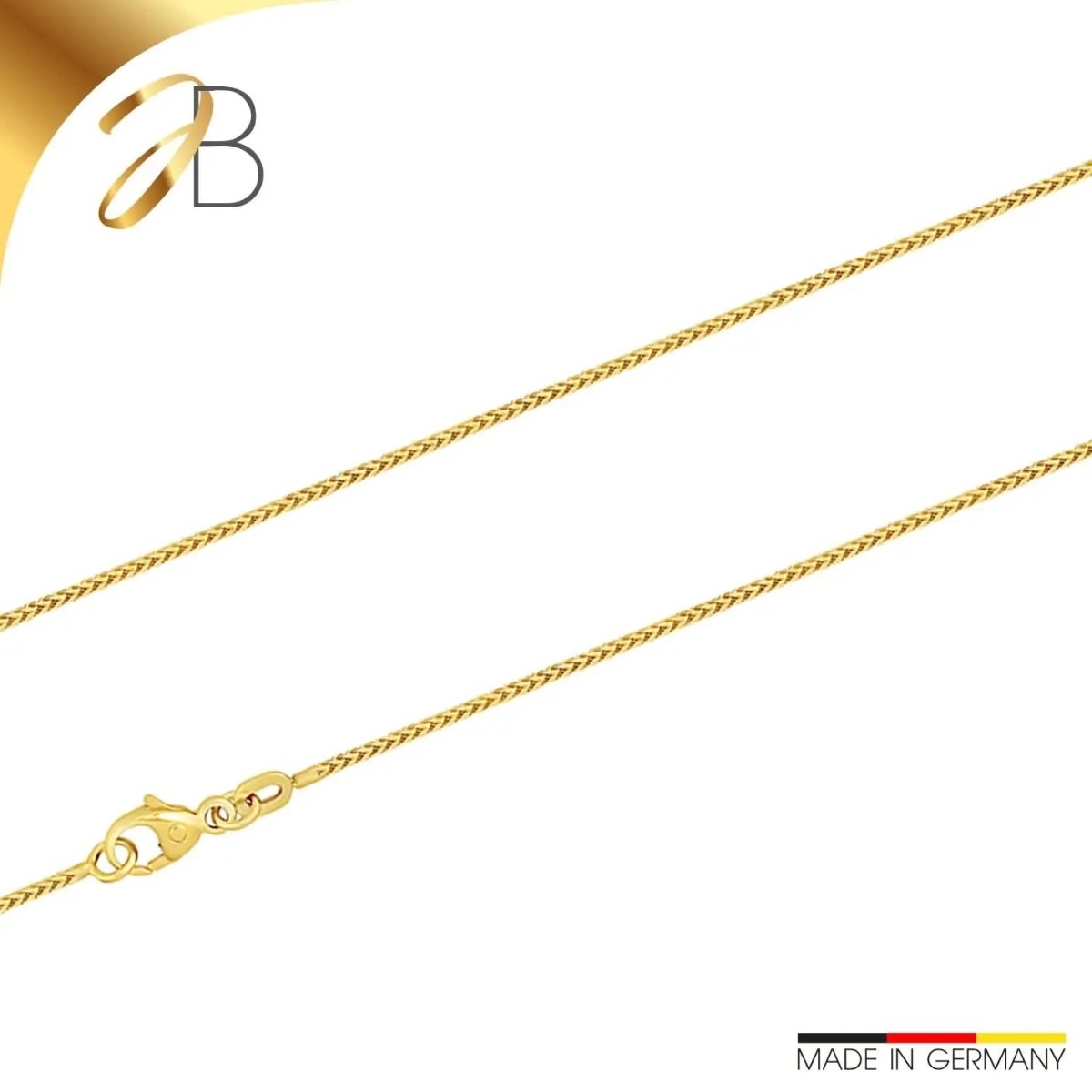 JB Collier Bingokette 375 Gelbgold 9 Kt 1,0 mm 45 cm
