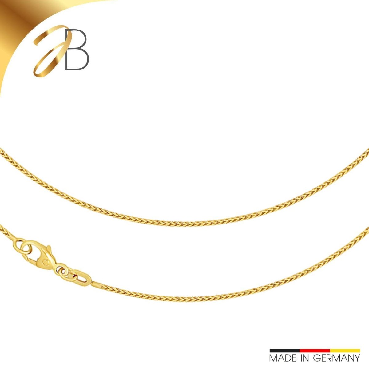 JB Collier Bingokette 375 Gelbgold 9 Kt 1,0 mm Schmuckstück