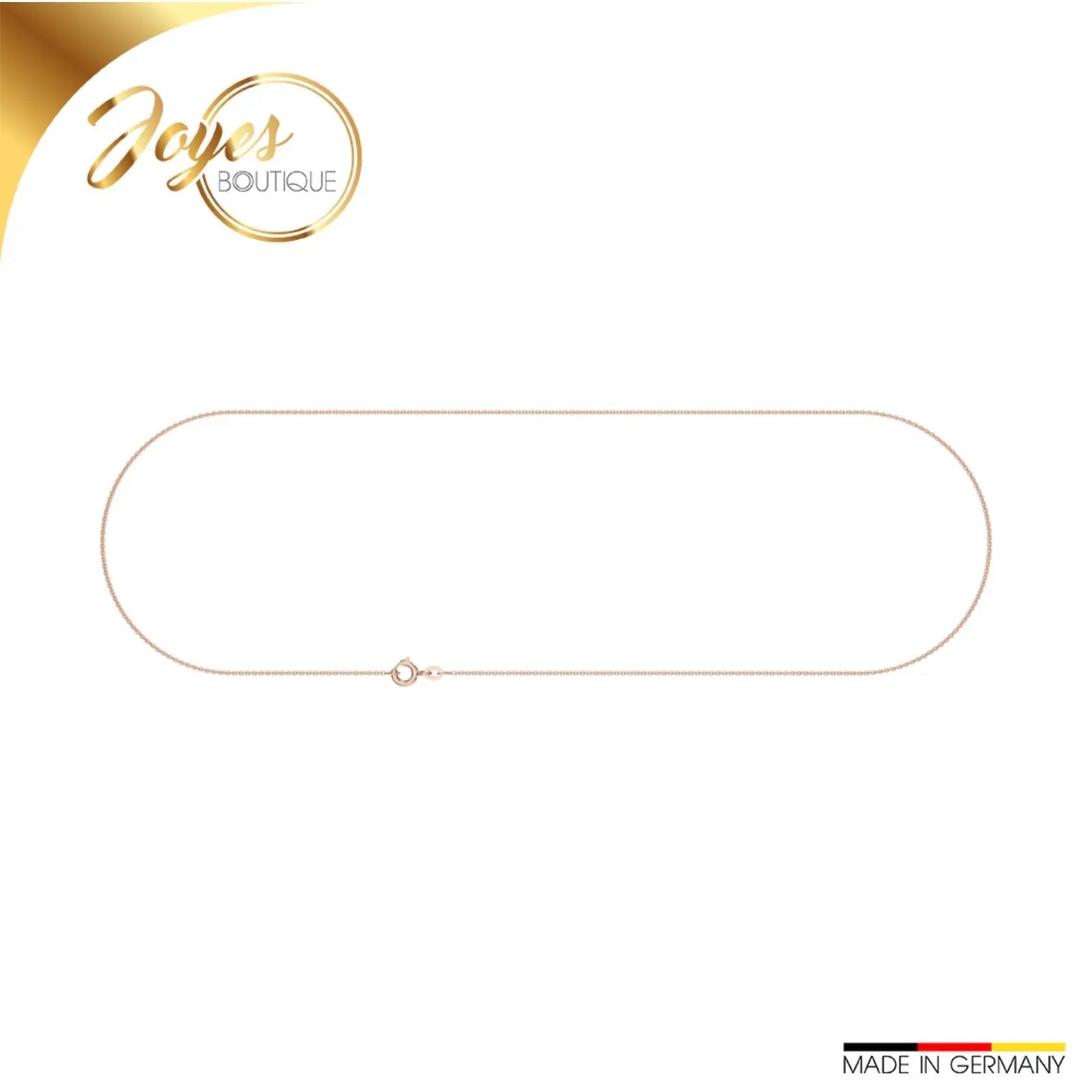 JB Collier Damen Anker rund 1,1 mm Rotgold 585 - 14 Kt 36 - 50 cm