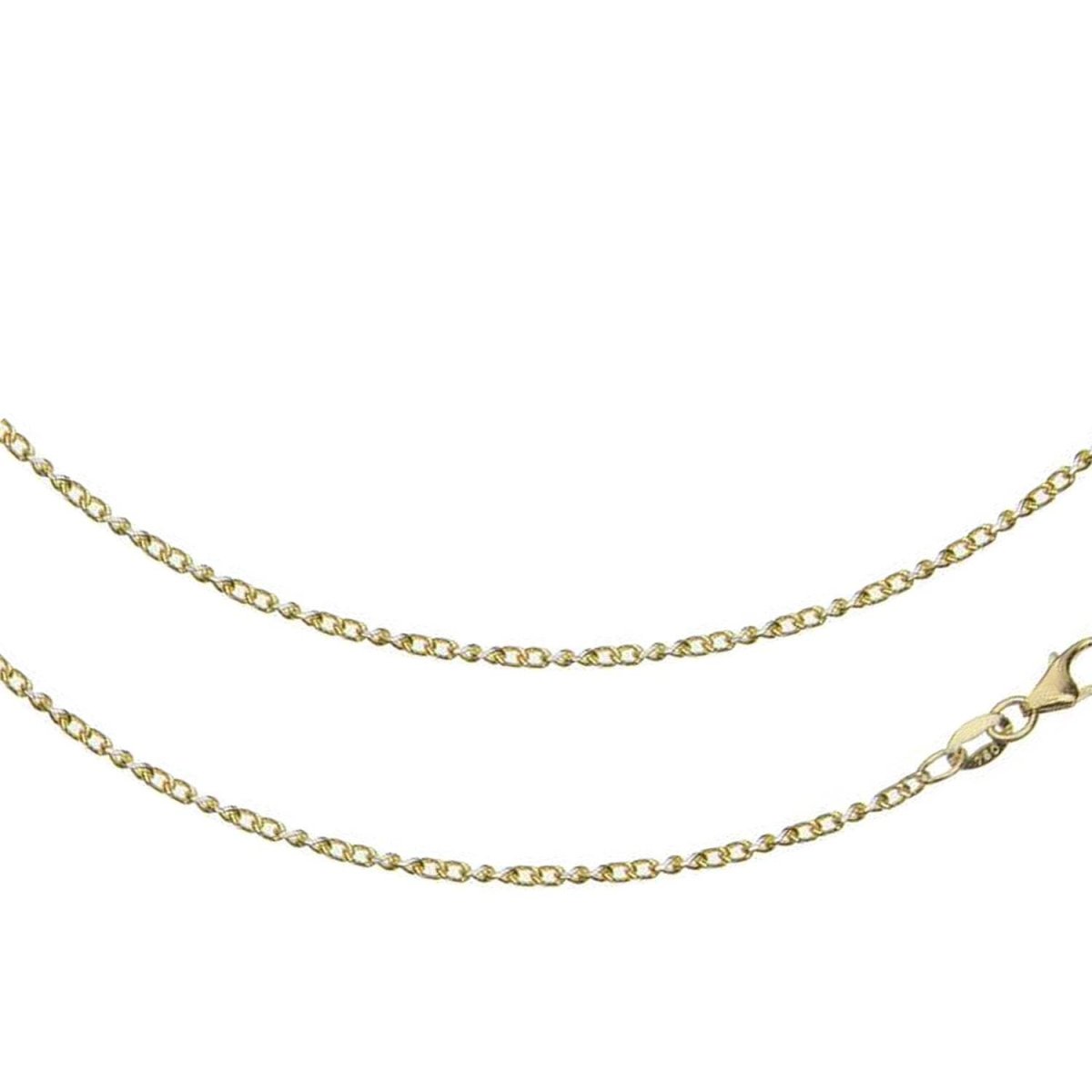 JB Collier Fantasiekette 750 Rhodiniert Gold Weiß Elegant