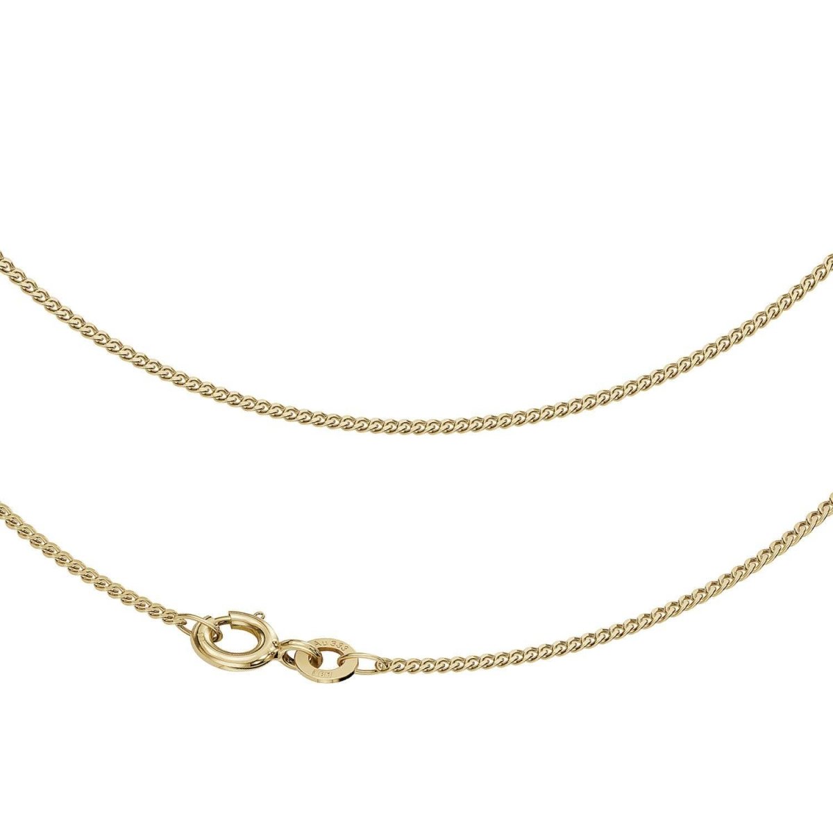 JB Collier Panzerkette 1,2 mm 333 Gelbgold Damen Herren
