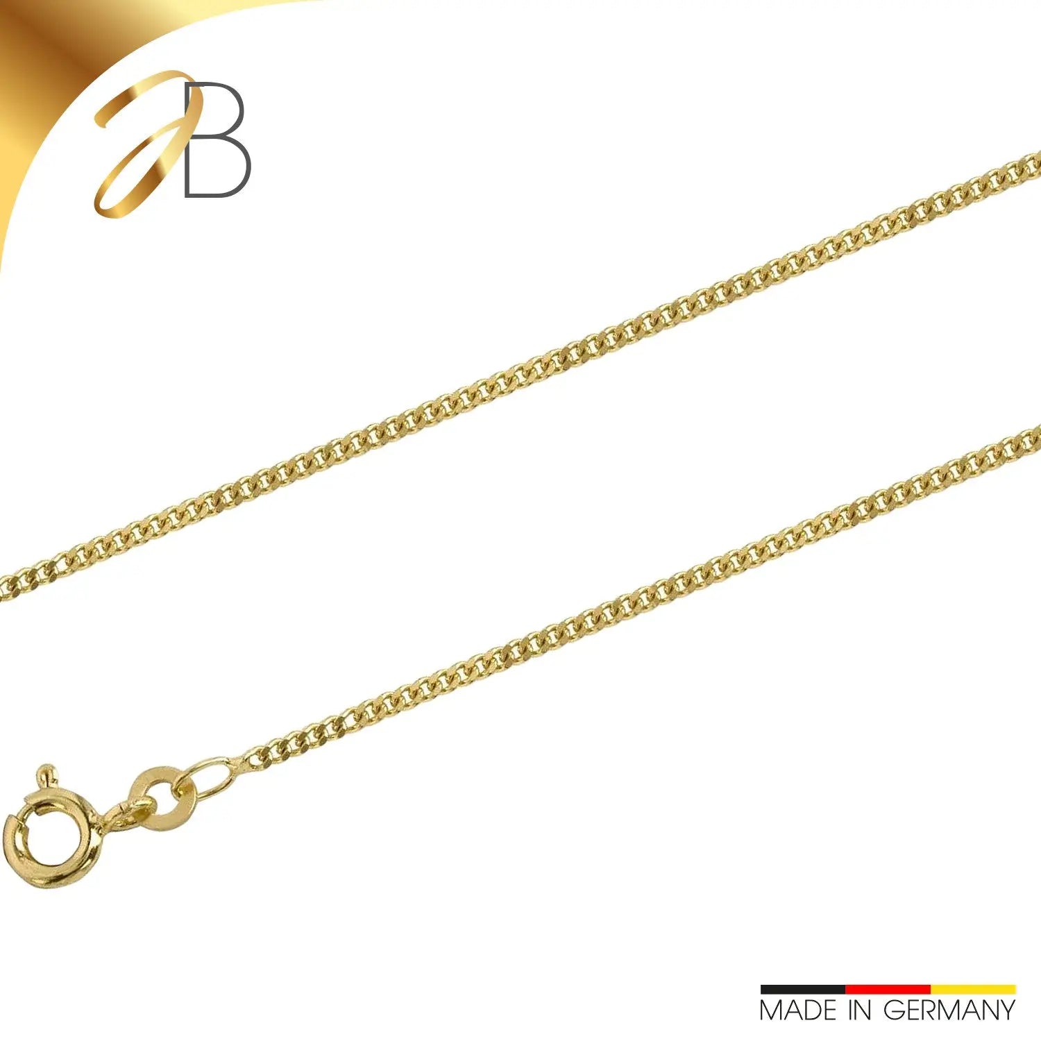 JB Collier Panzerkette 1,5 mm 333 585 Gelbgold 36 - 60 cm