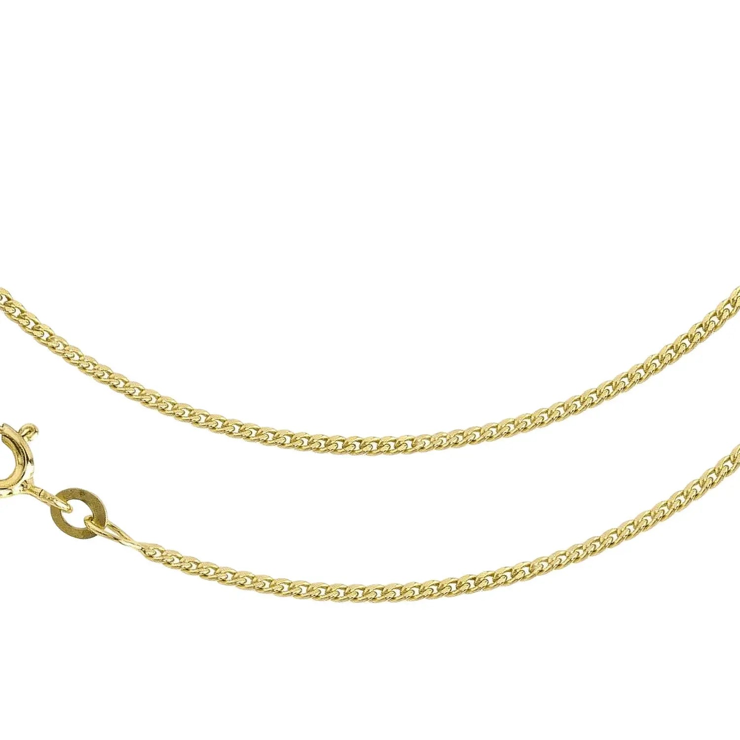 JB Collier Panzerkette 1,7 mm 333 585 Gelb - & Weißgold 42 - 60 cm