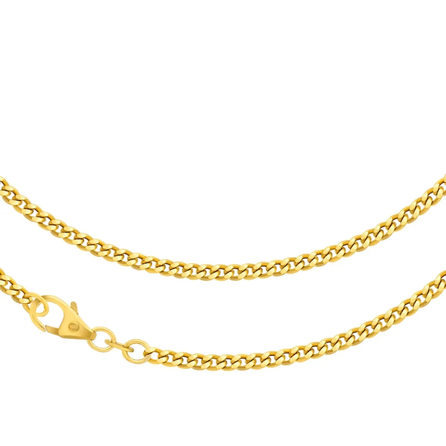 JB Collier Panzerkette 2,7 mm 750 Gelbgold 40 - 60 cm