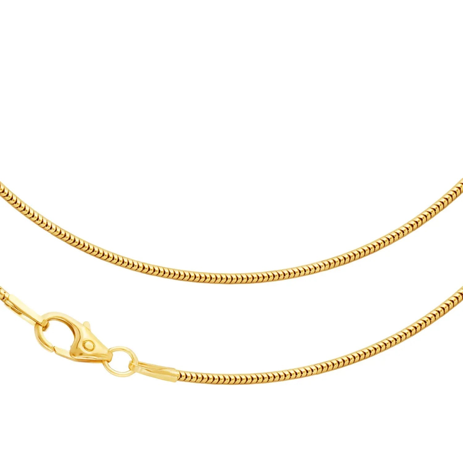 JB Collier Schlangenkette 1,2 mm 750 Gelbgold 36 - 60 cm