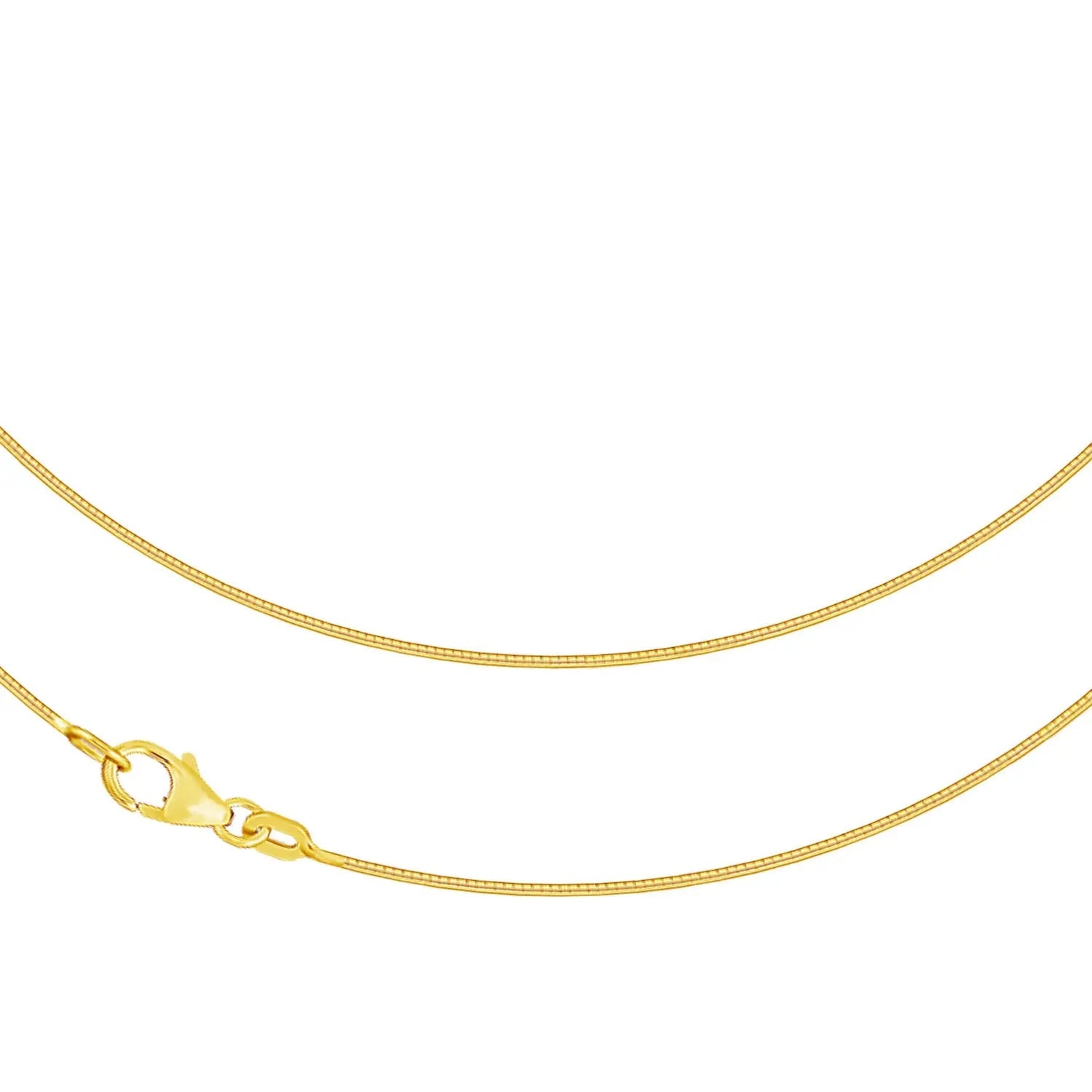 JB Collier Tondakette 0,8 mm 750 Gelbgold 36 - 60 cm