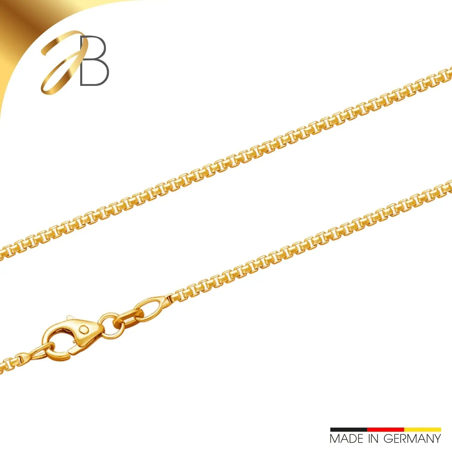 JB Collier Veneziakette 1,5 mm 750 Gelbgold 36 - 60 cm
