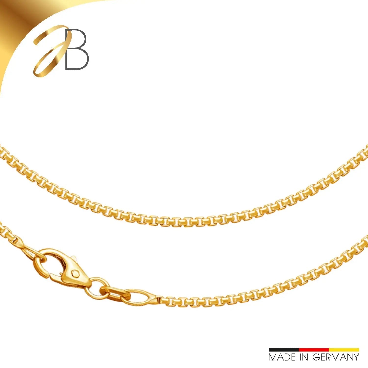 JB Collier Veneziakette 1,5 mm 750 Gelbgold 36 - 60 cm