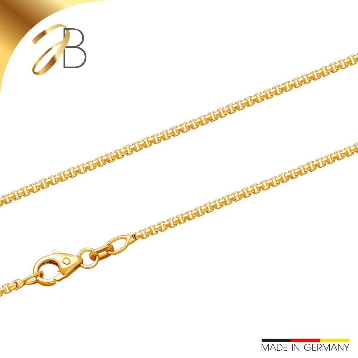 JB Collier Veneziakette 1,5 mm 750 Gelbgold Elegante Kette