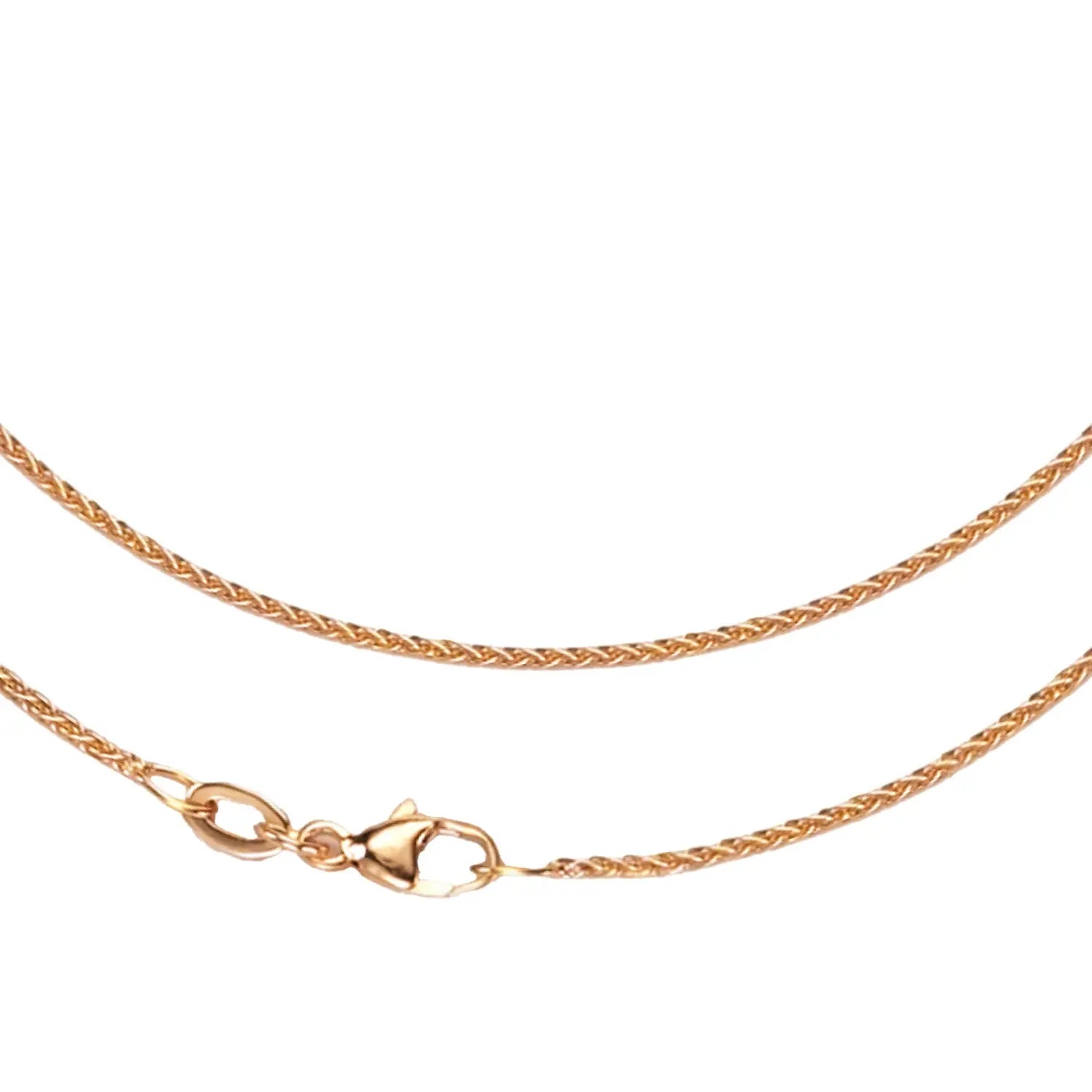 JB Collier Zopfkette 1,3 mm 750 Gelbgold 38 - 60 cm