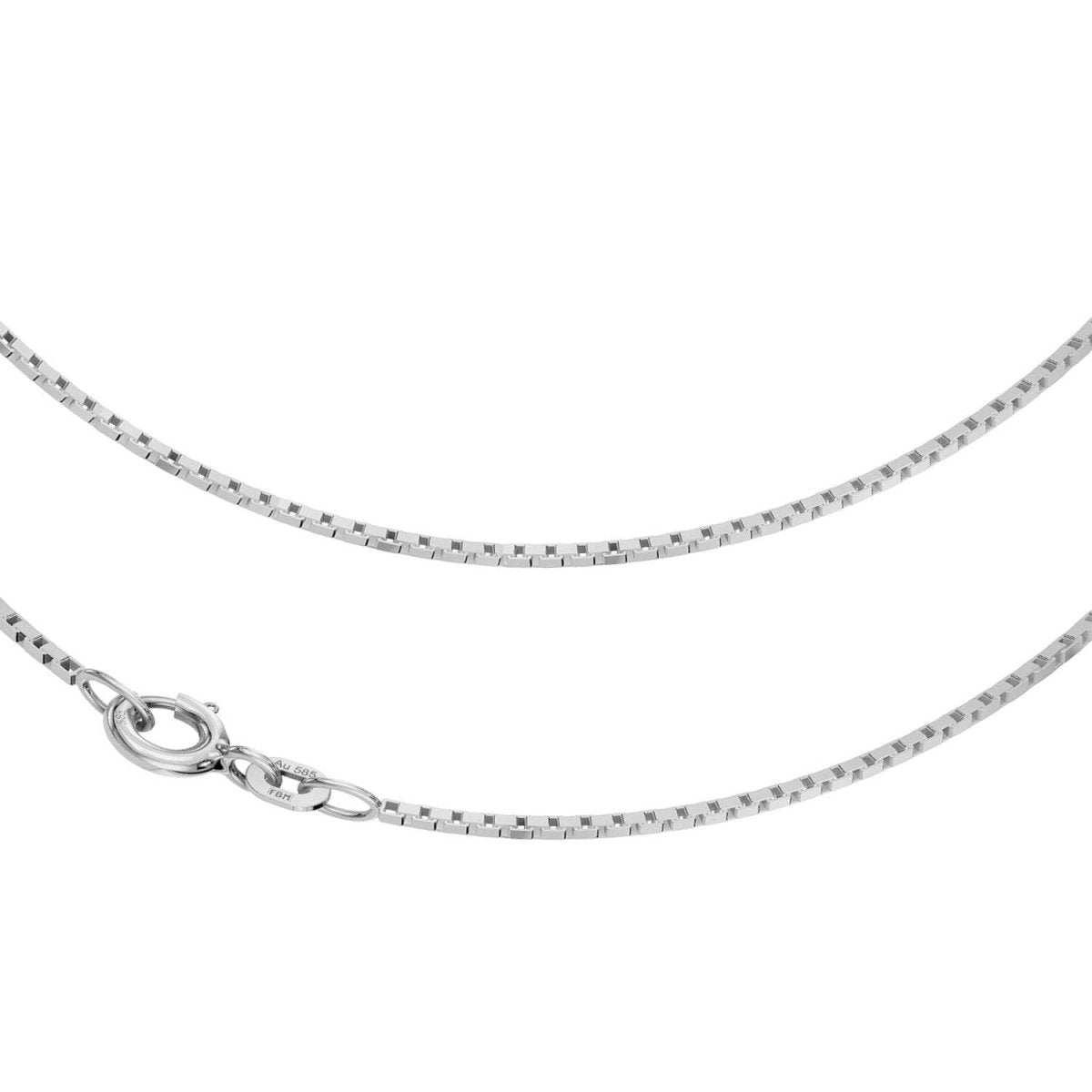 JB Damen Collier Venezia 1,2 mm Weißgold 585 14 Kt Schmuck