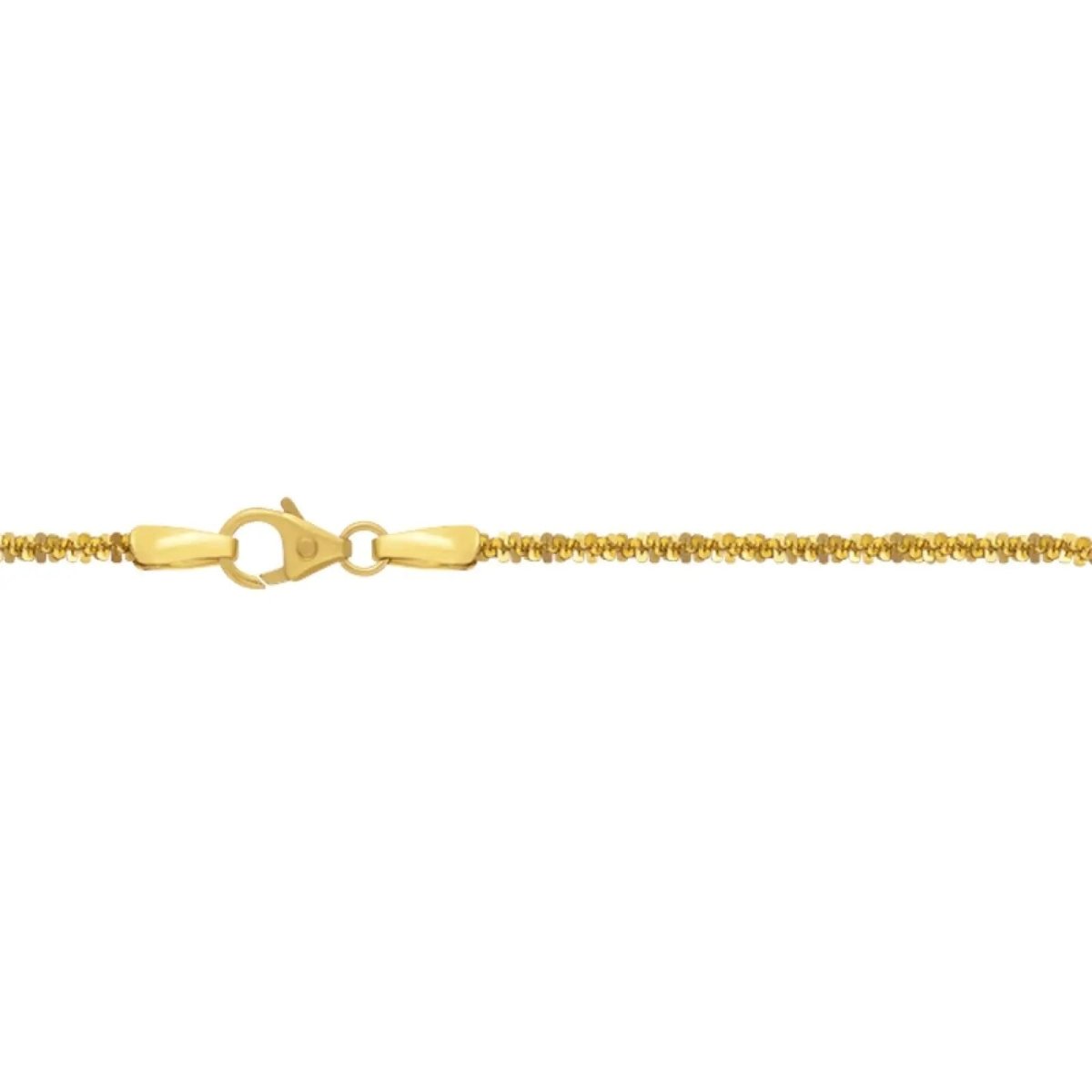 JB Damen Goldarmband Criss cross Kette 1.8 mm 585 - 14 Kt 19 cm
