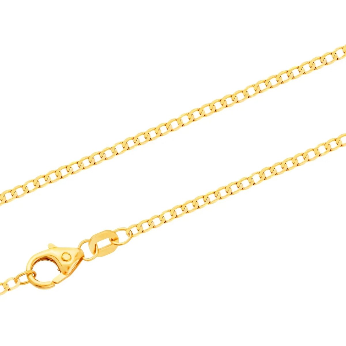 JB Damen Goldarmband Panzer weit 1,6 mm 333 - 8 Kt 19 cm
