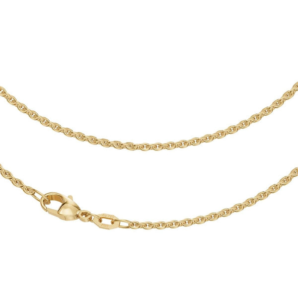 JB Edle Collier Ankerkette Rund 18 Karat Gold 2,0 mm 750 JB Edle Collier Ankerkette Rund 18 Karat Gold 2,0 mm 750
