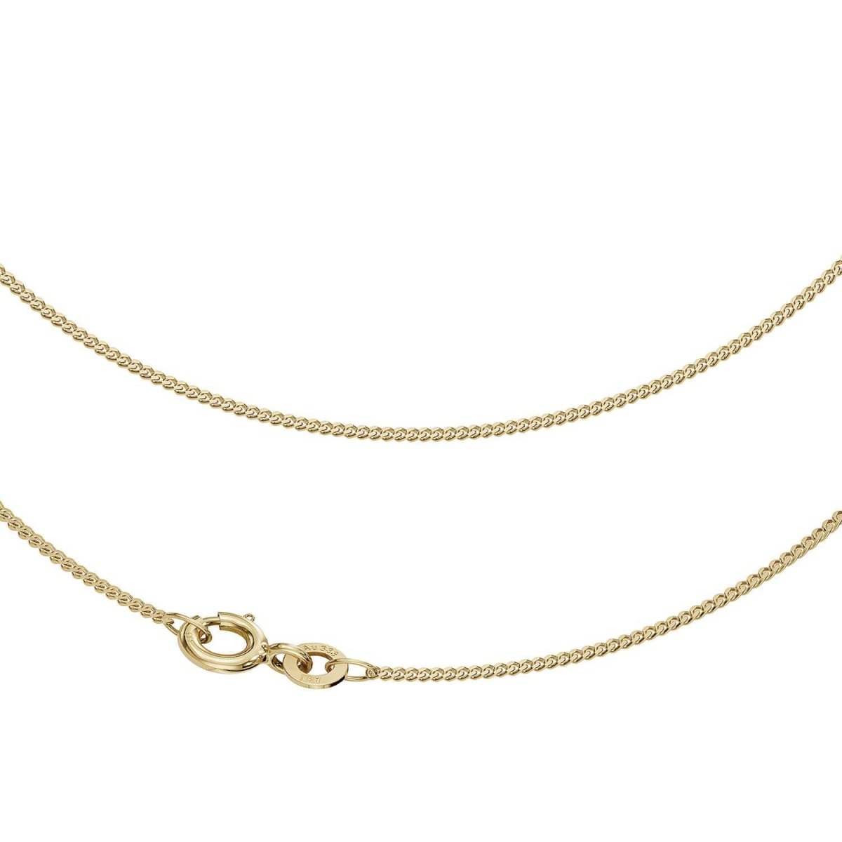 JB Edle Collier Panzerkette 1,1 mm 333 Gelbgold Damen Herren