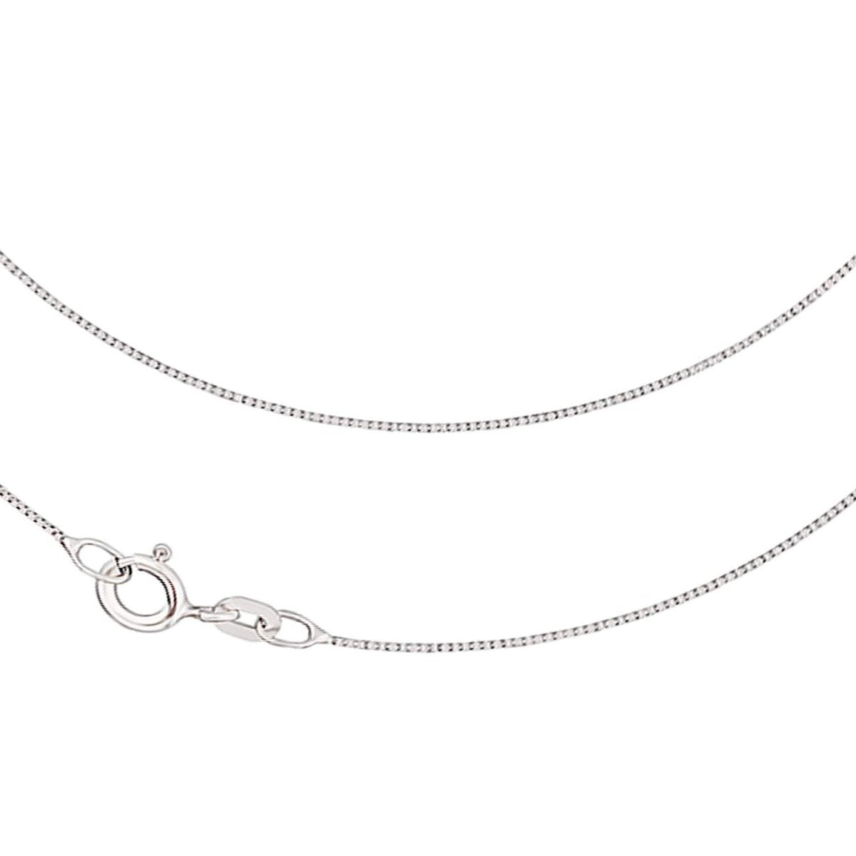 JB Edle Collier Veneziakette 0,6 mm Weißgold 585 14 Kt