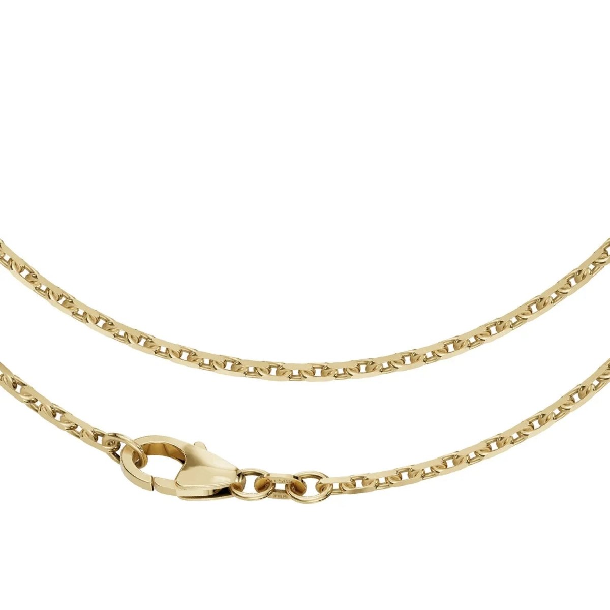 JB Edle Goldkette Ankerkette 585 - 14 K Gold 1,8 mm 42 - 55 cm