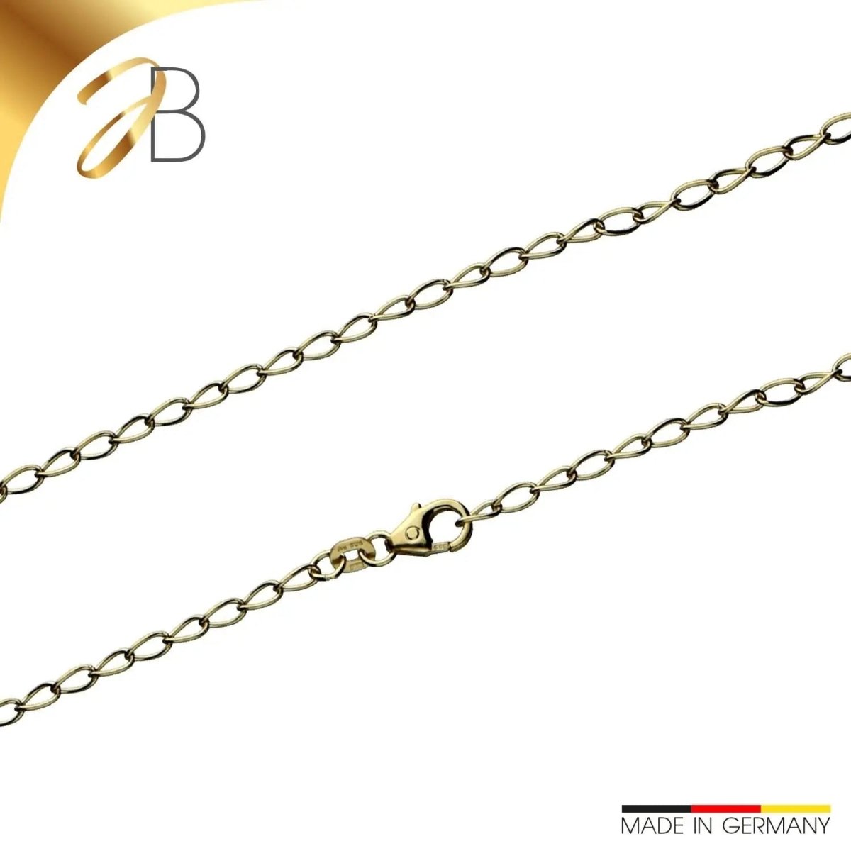 JB Edle Goldkette Ankerkette 585 - 14 K Gold 45 cm