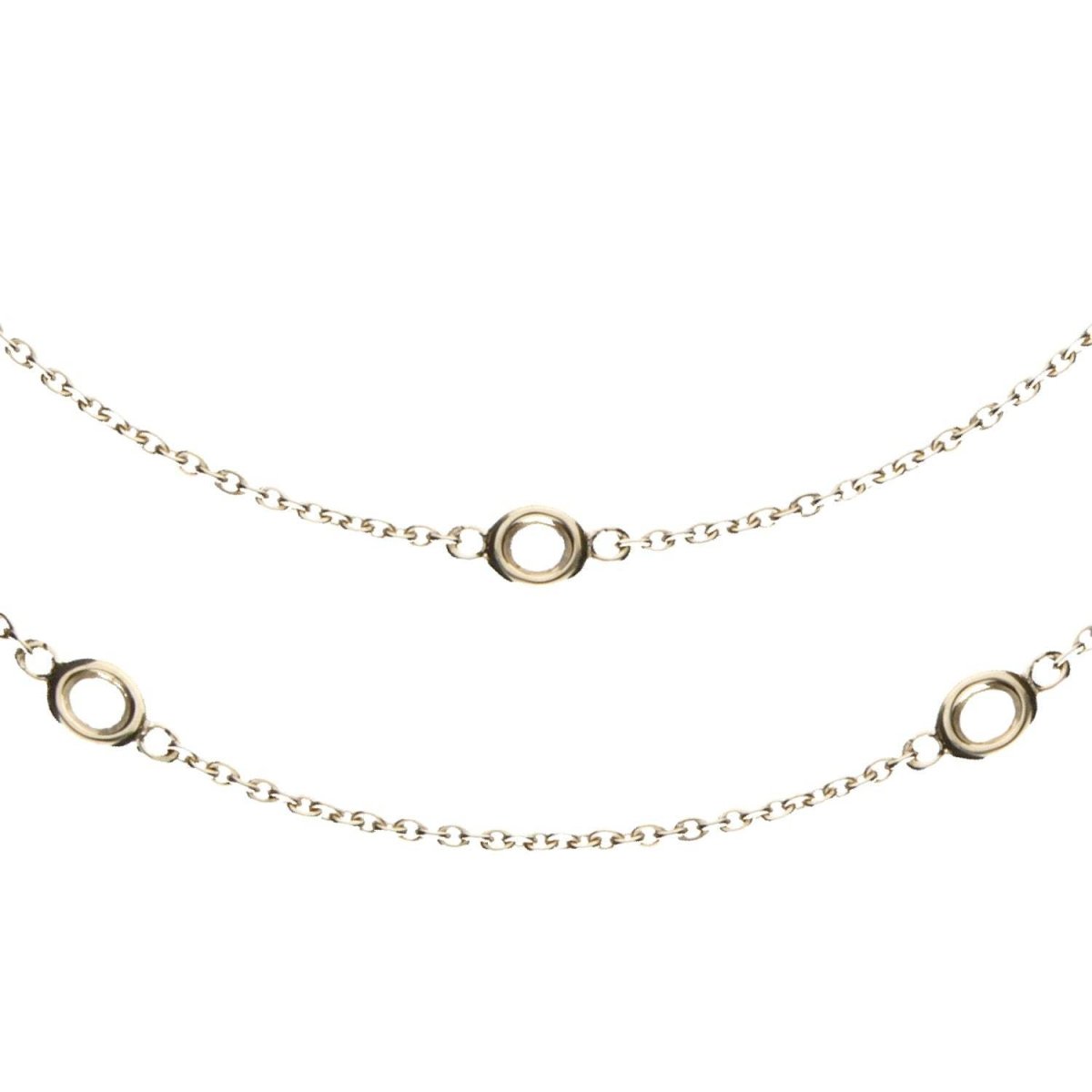 JB Edle Goldkette Ankerkette 585 14 K Gold 45 cm Damen Herren