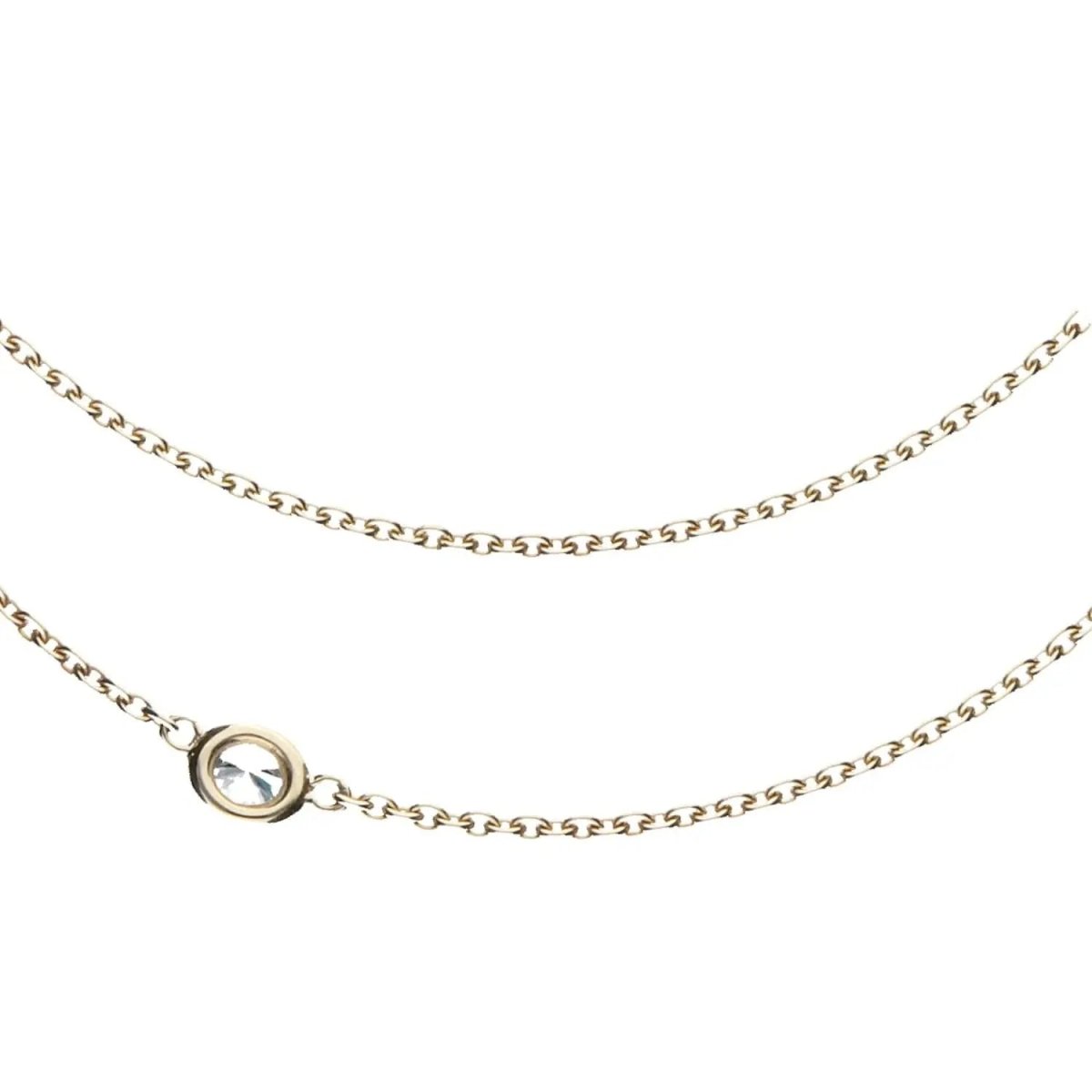 JB Edle Goldkette Ankerkette rund 585 - 14 K Gold 45 cm