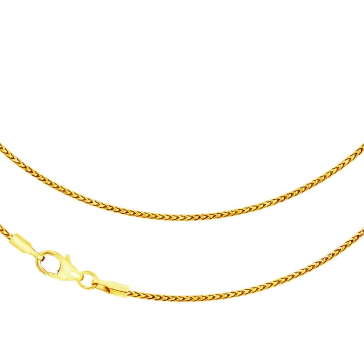 JB Edle Goldkette Bingokette 585 14 K Gold 1,3 mm Damen Herren
