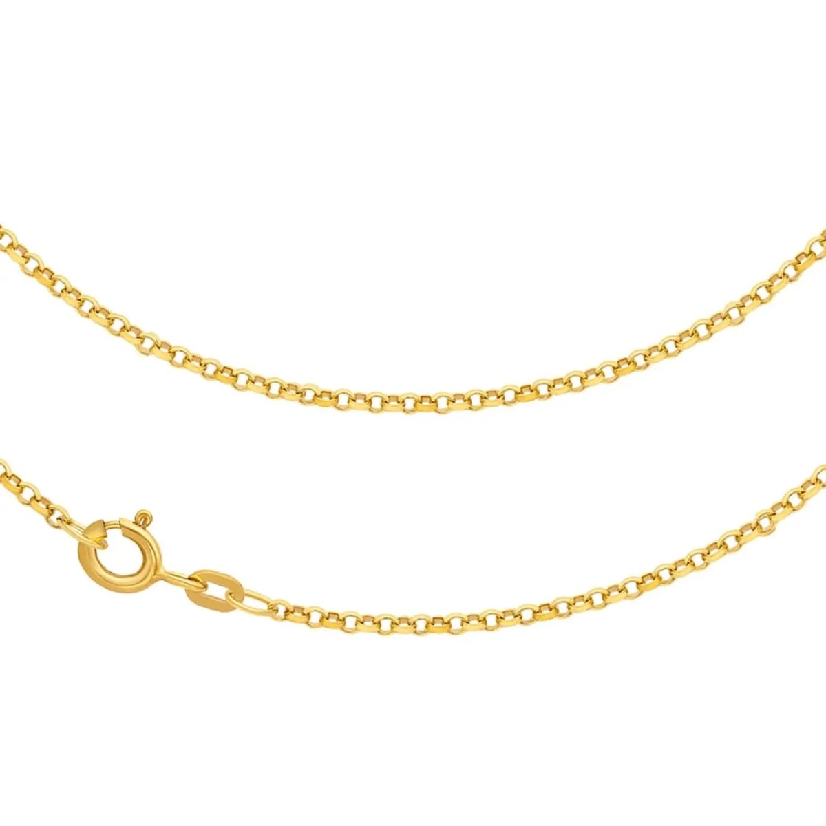 JB Edle Goldkette Erbskette 585 - 14 K Gold 2,0 mm 45 cm