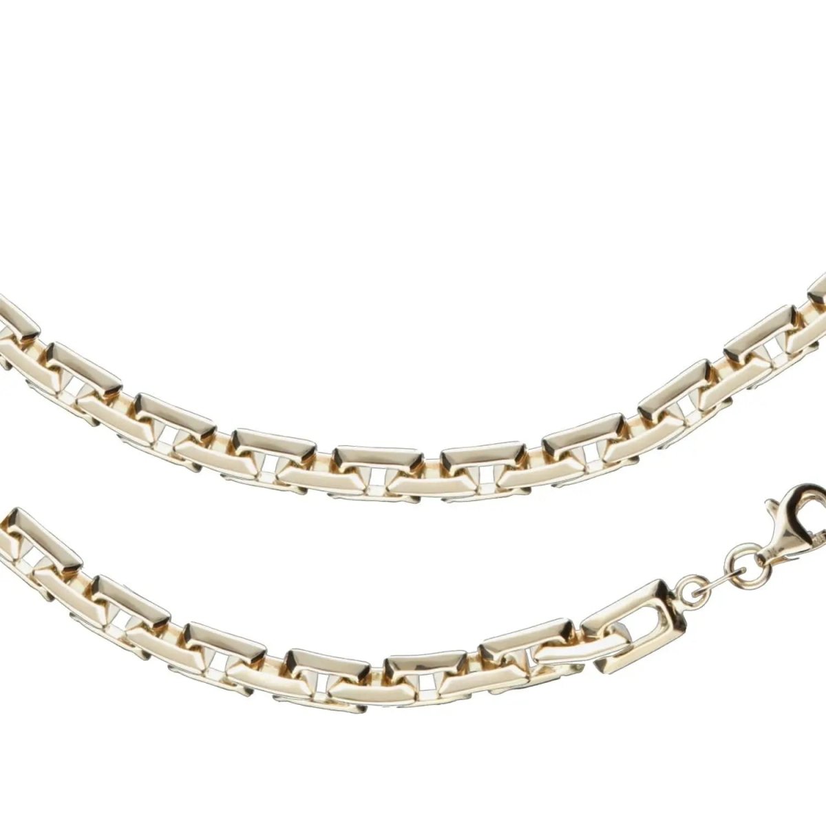 JB Edle Goldkette Fanatasiekette 585 - 14 K Gold 6,0 mm 45 cm