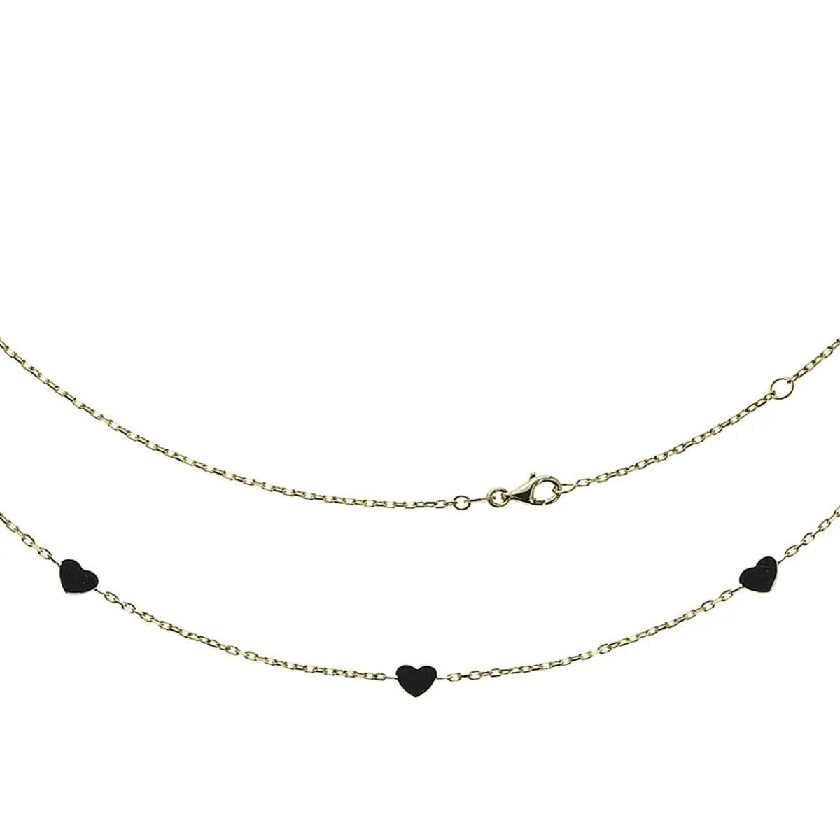 JB Edle Goldkette Fantasiekette 585 - 14 K Bicolor G W 45 cm