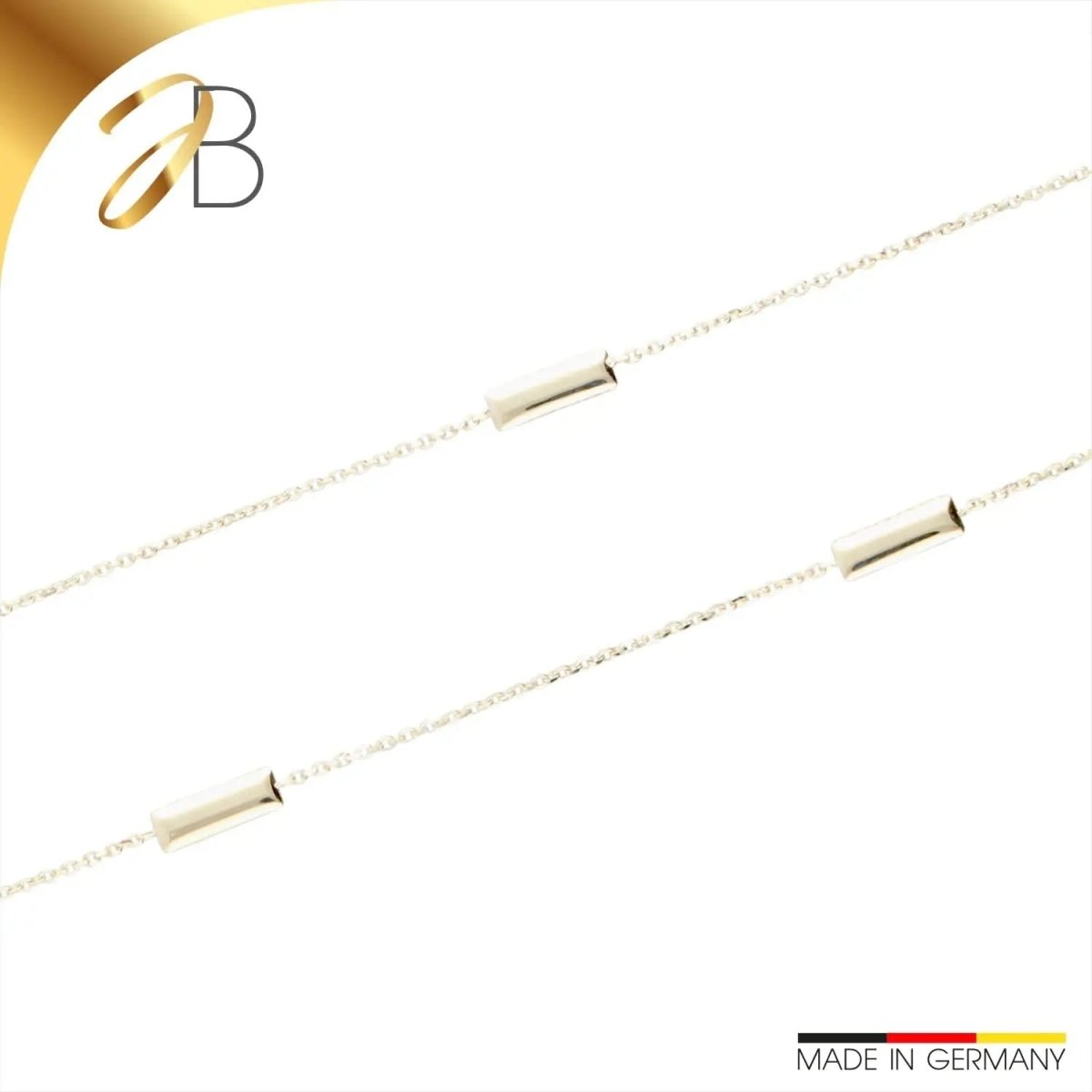 JB Edle Goldkette Fantasiekette 585 - 14 K Gold 45 cm
